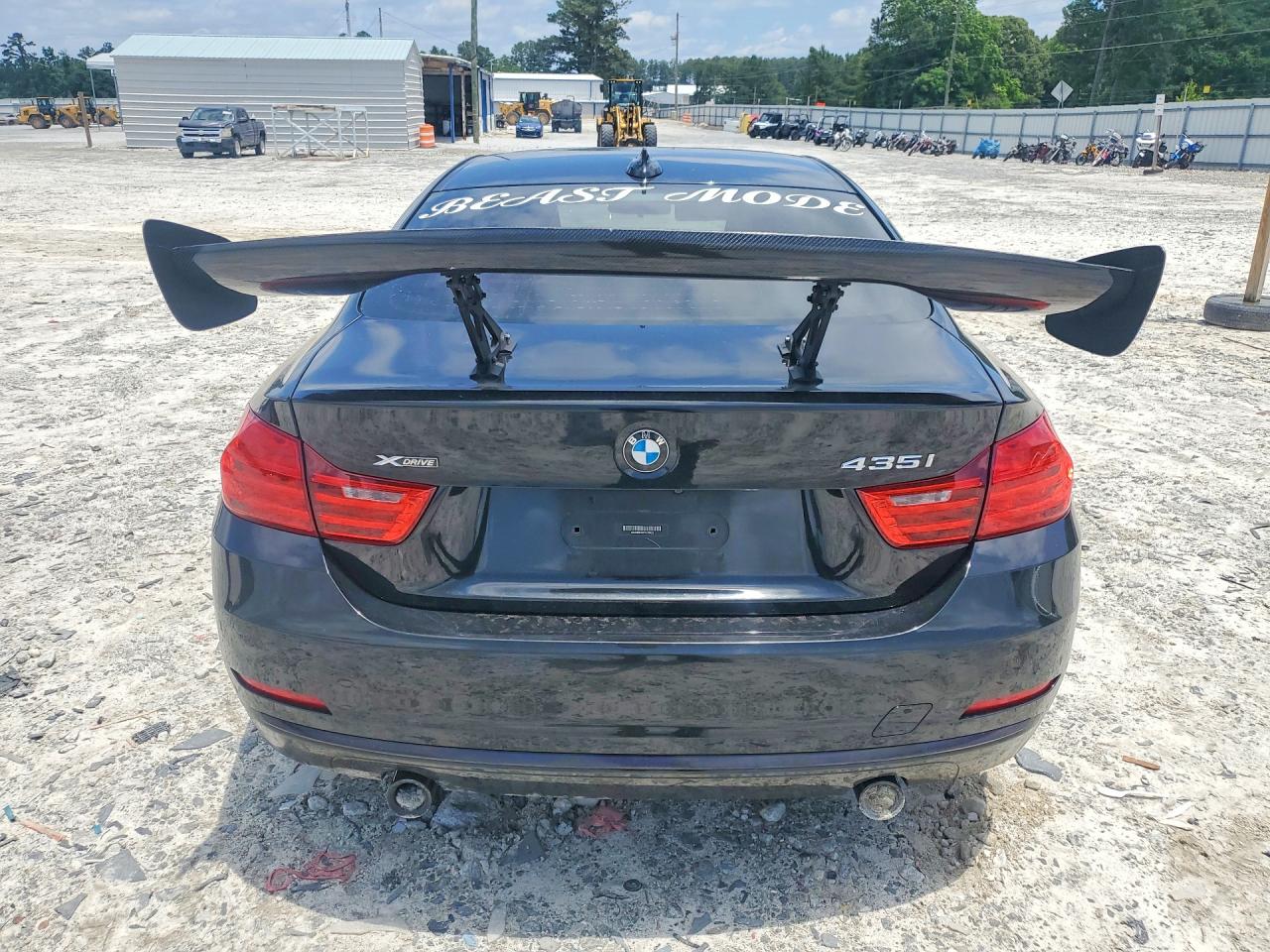 2014 Bmw 435 Xi Black vin: WBA3R5C56EK187423