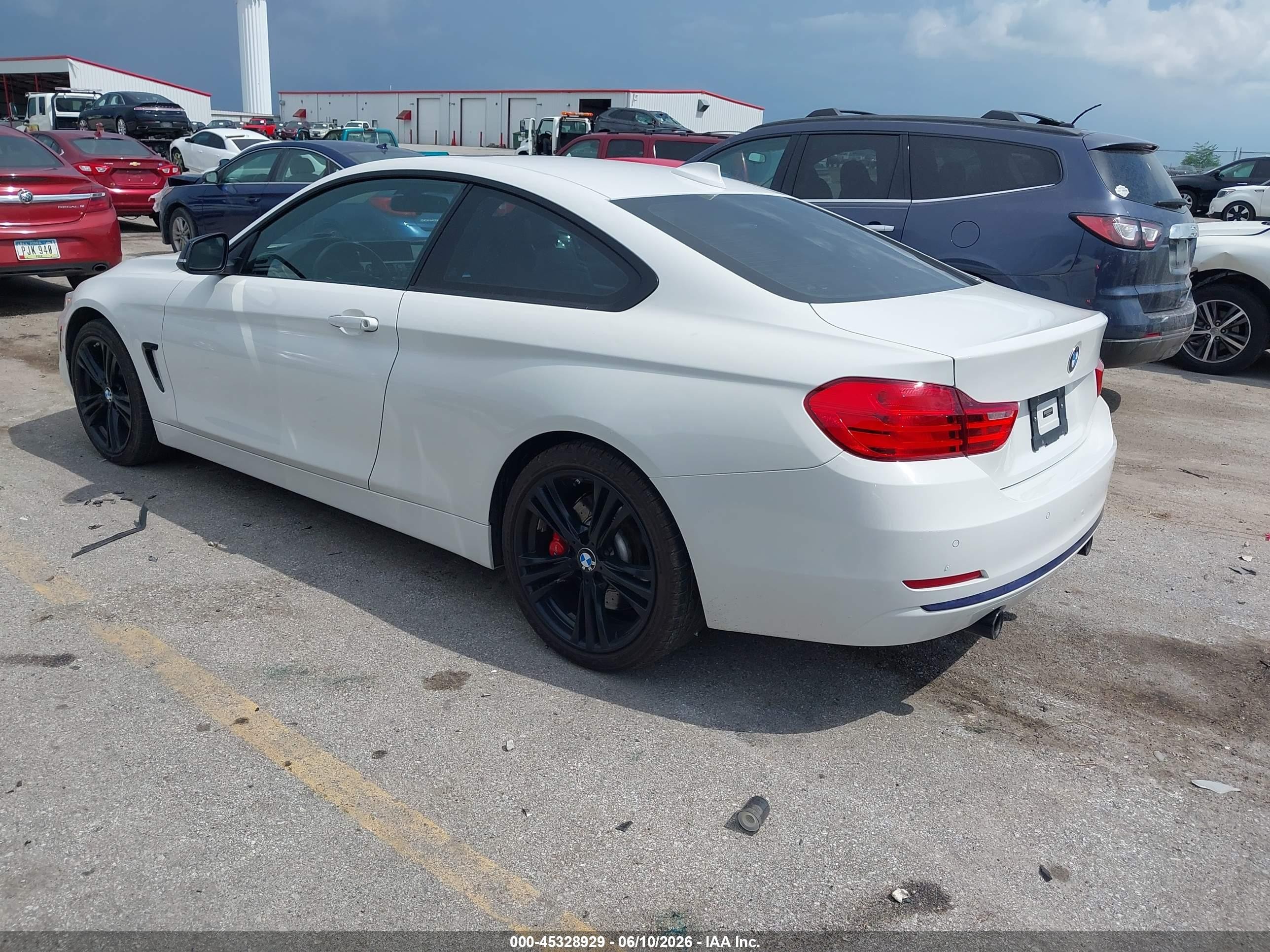 2014 Bmw 435i Xdrive White vin: WBA3R5C56EK188300