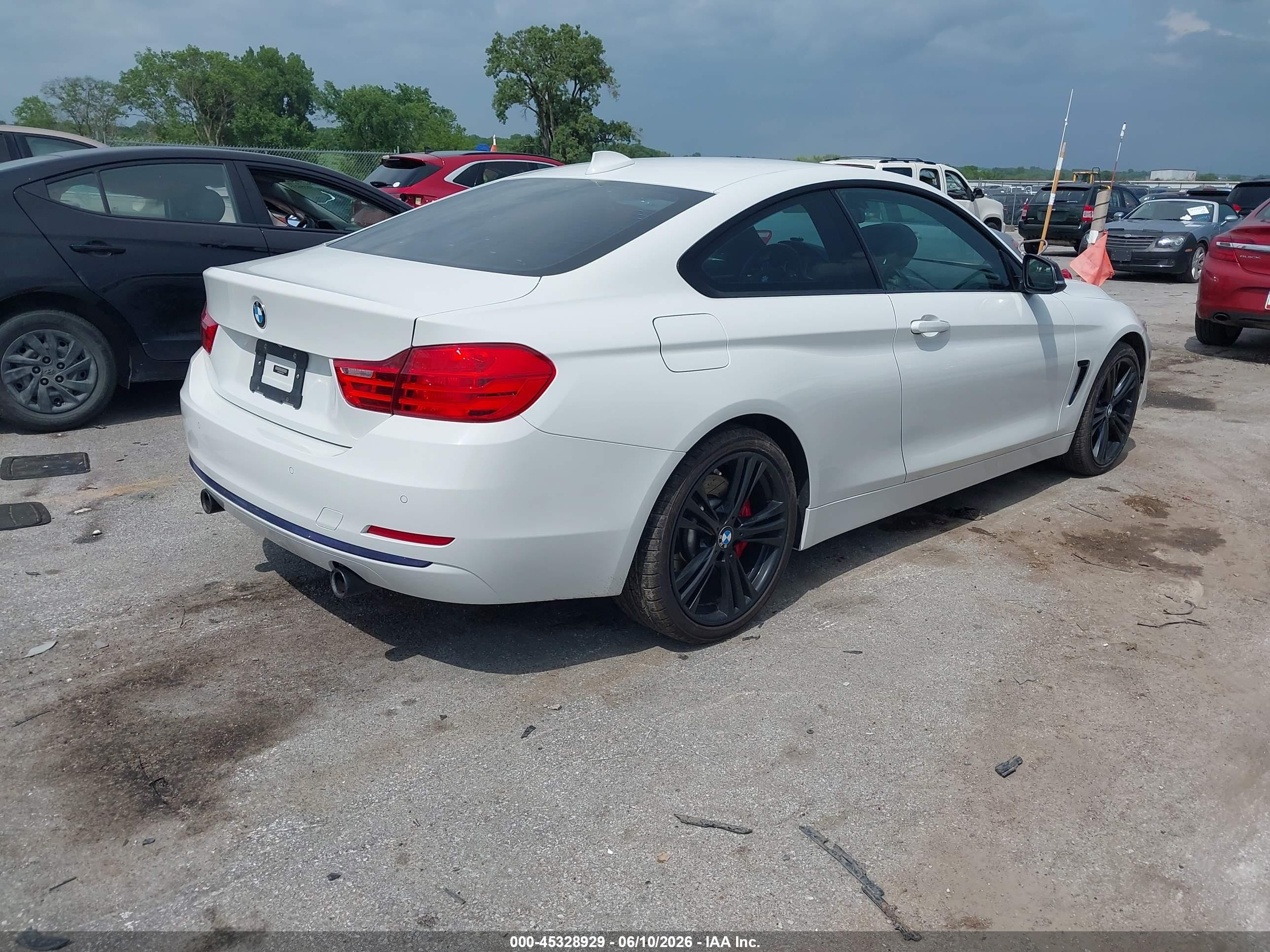 2014 Bmw 435i Xdrive White vin: WBA3R5C56EK188300