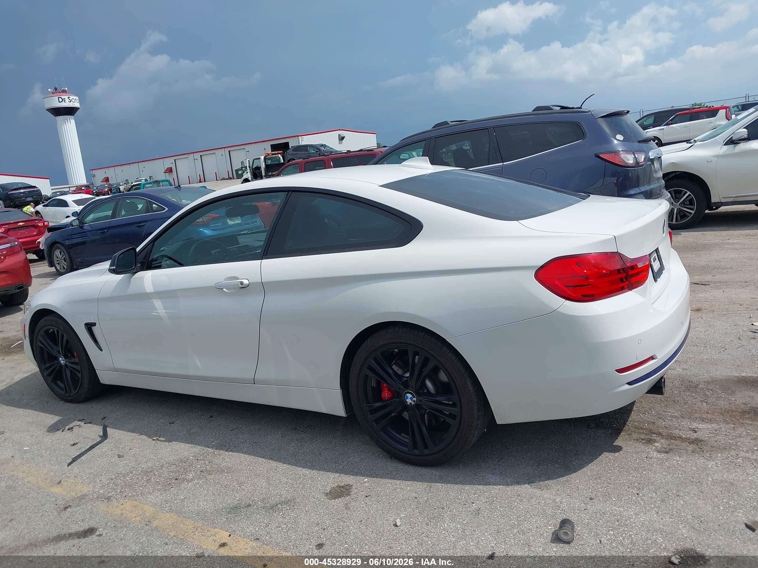 2014 Bmw 435i Xdrive White vin: WBA3R5C56EK188300