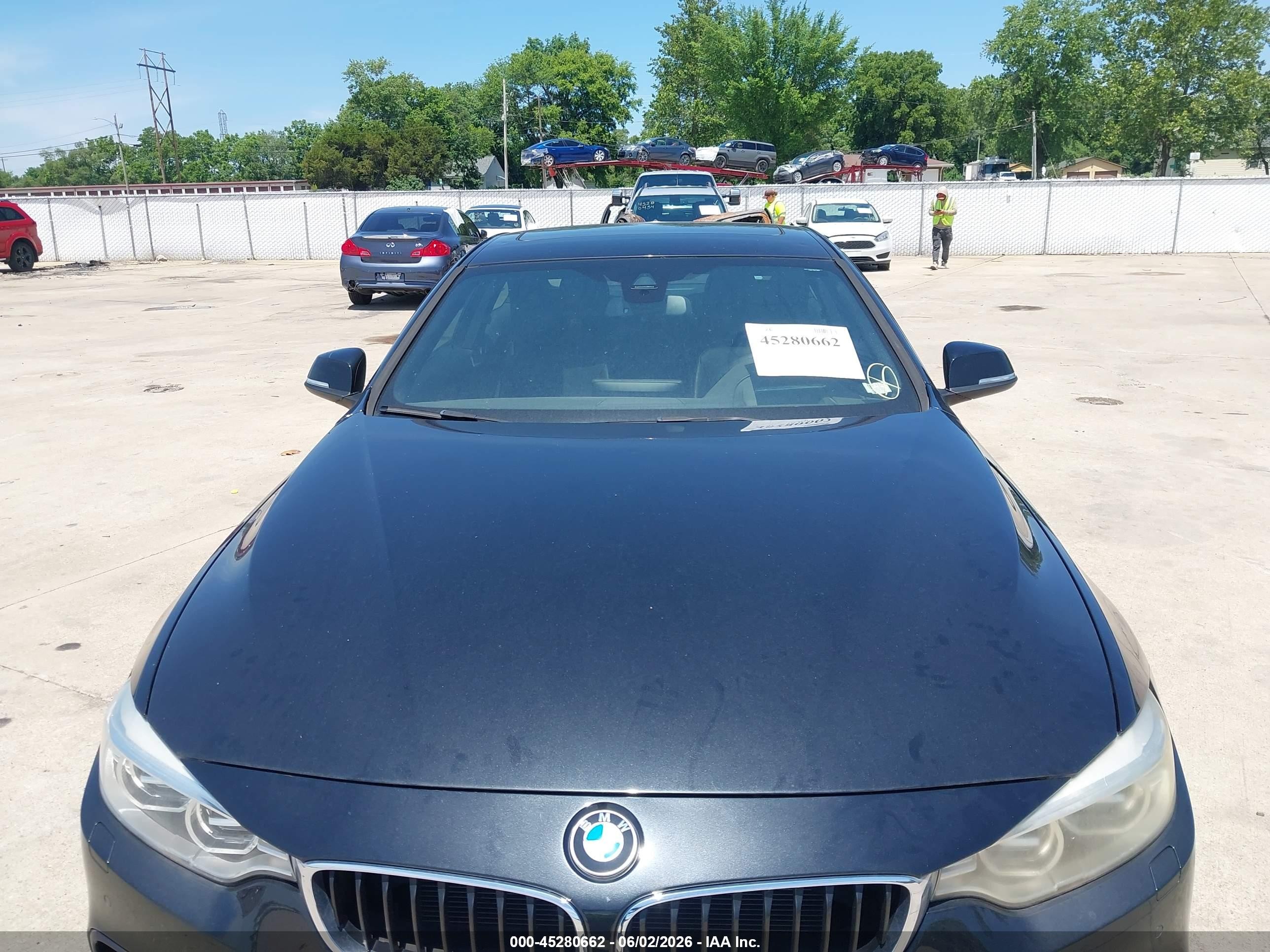2014 Bmw 435i Xdrive Black vin: WBA3R5C57EF730450