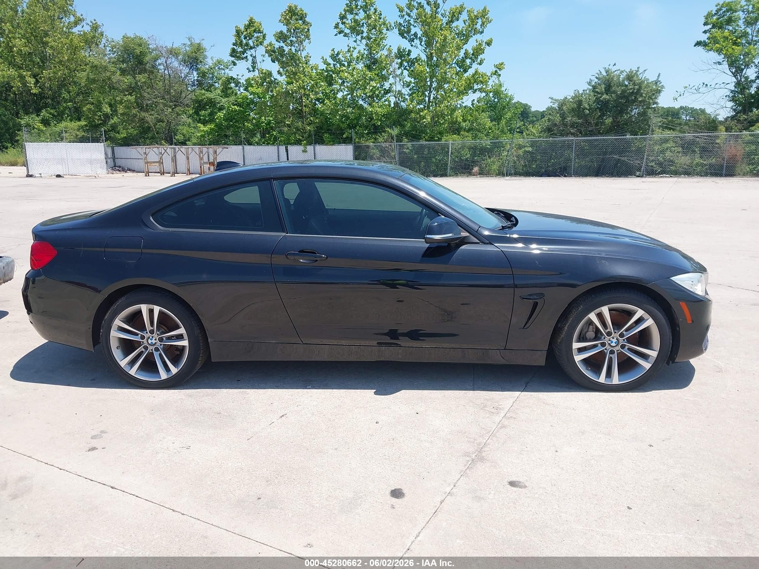 2014 Bmw 435i Xdrive Black vin: WBA3R5C57EF730450