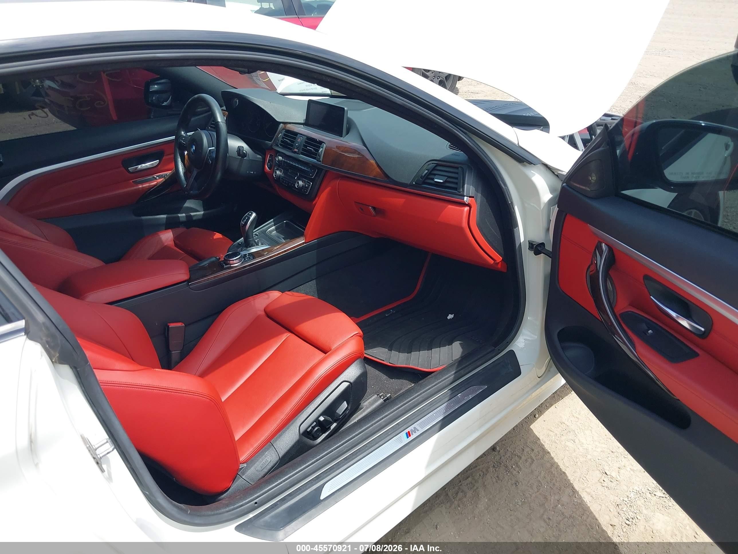 2014 Bmw 435i Xdrive White vin: WBA3R5C57EK188628