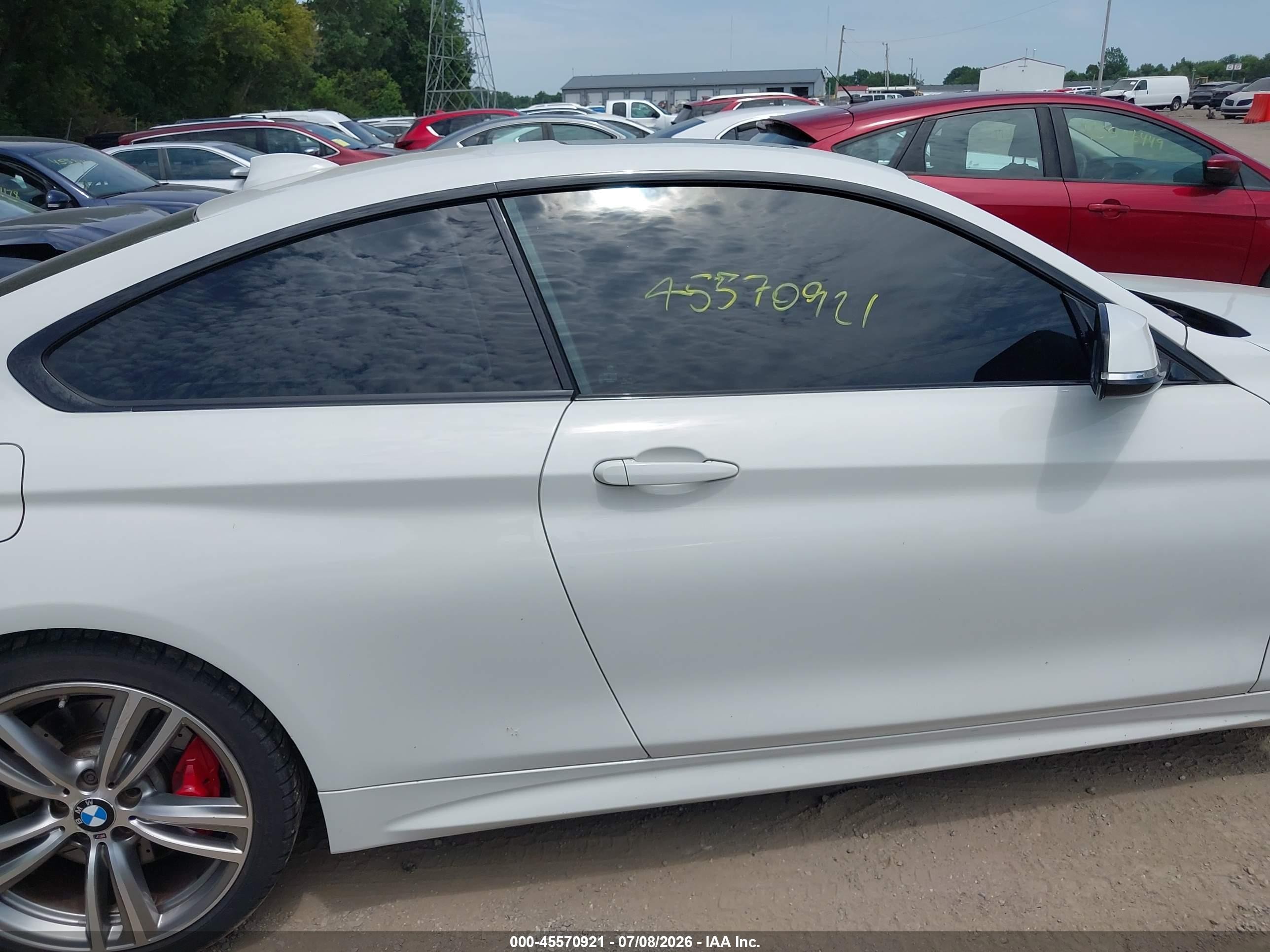 2014 Bmw 435i Xdrive White vin: WBA3R5C57EK188628
