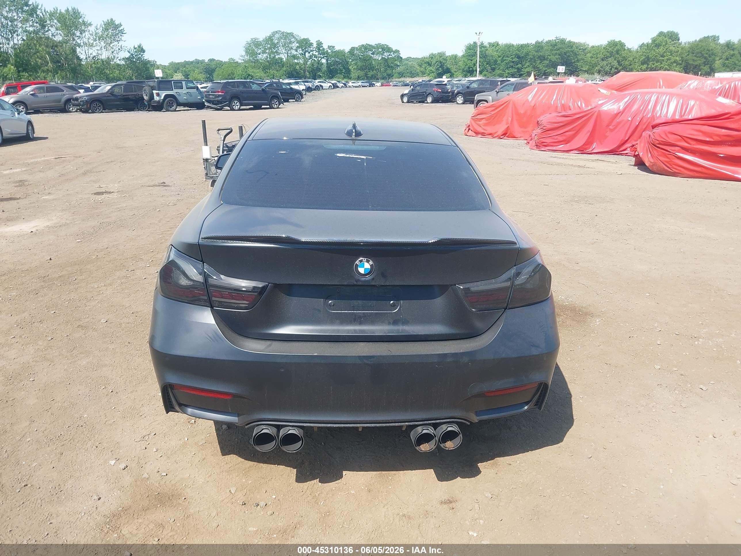 2015 Bmw 435i Xdrive Black vin: WBA3R5C57FK371853