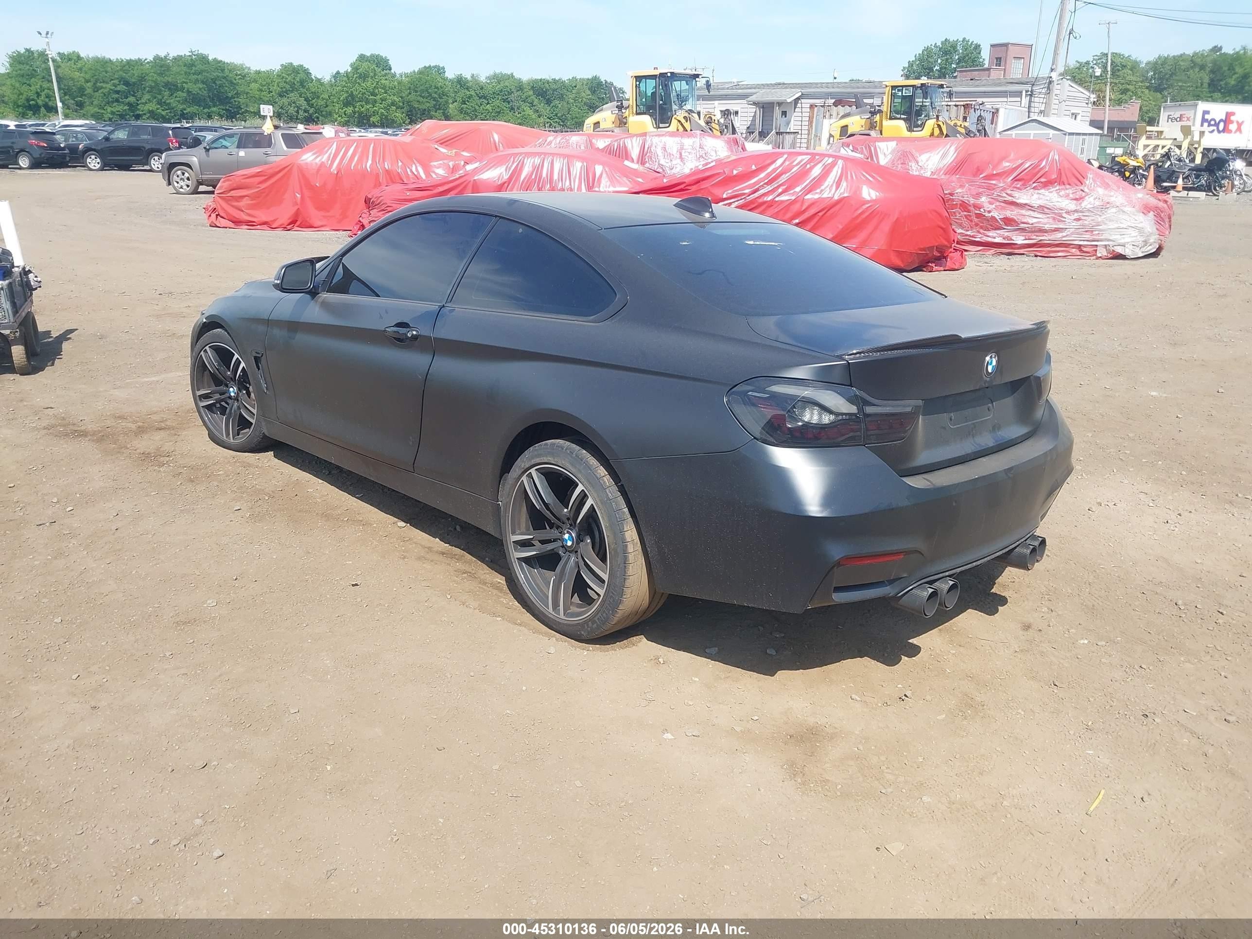2015 Bmw 435i Xdrive Black vin: WBA3R5C57FK371853