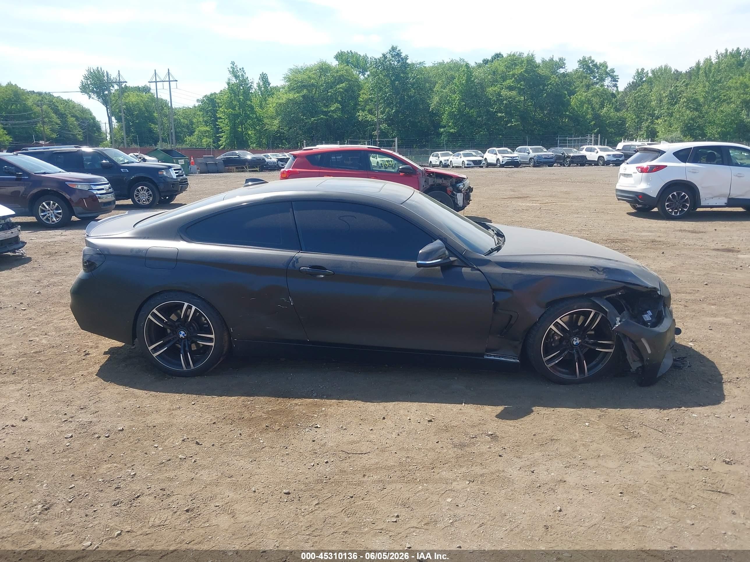 2015 Bmw 435i Xdrive Black vin: WBA3R5C57FK371853