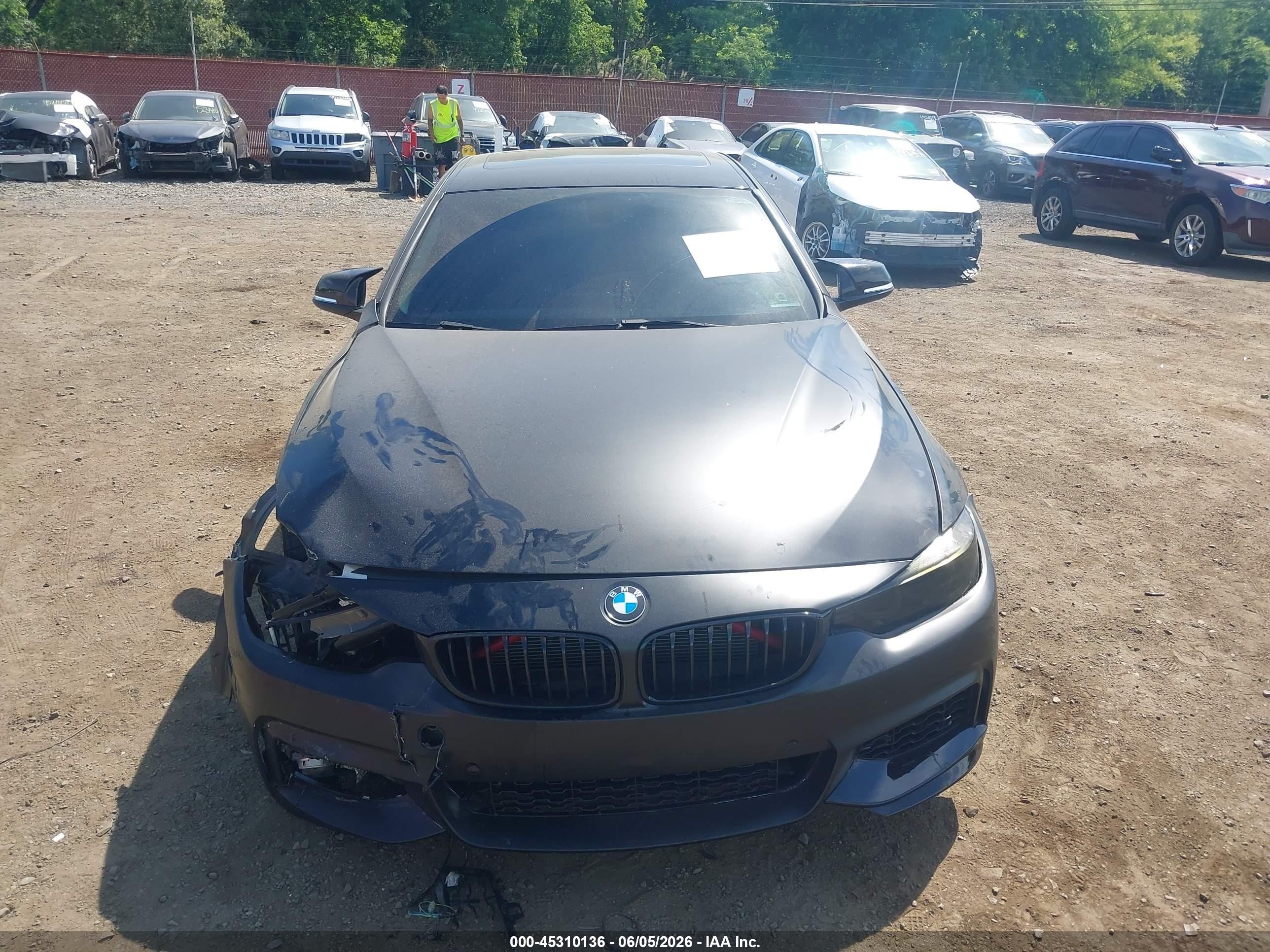 2015 Bmw 435i Xdrive Black vin: WBA3R5C57FK371853