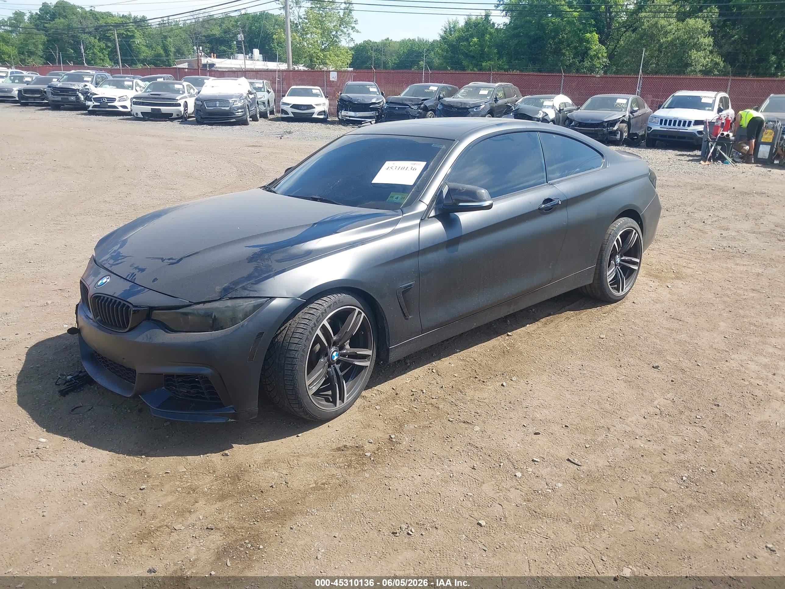 2015 Bmw 435i Xdrive Black vin: WBA3R5C57FK371853
