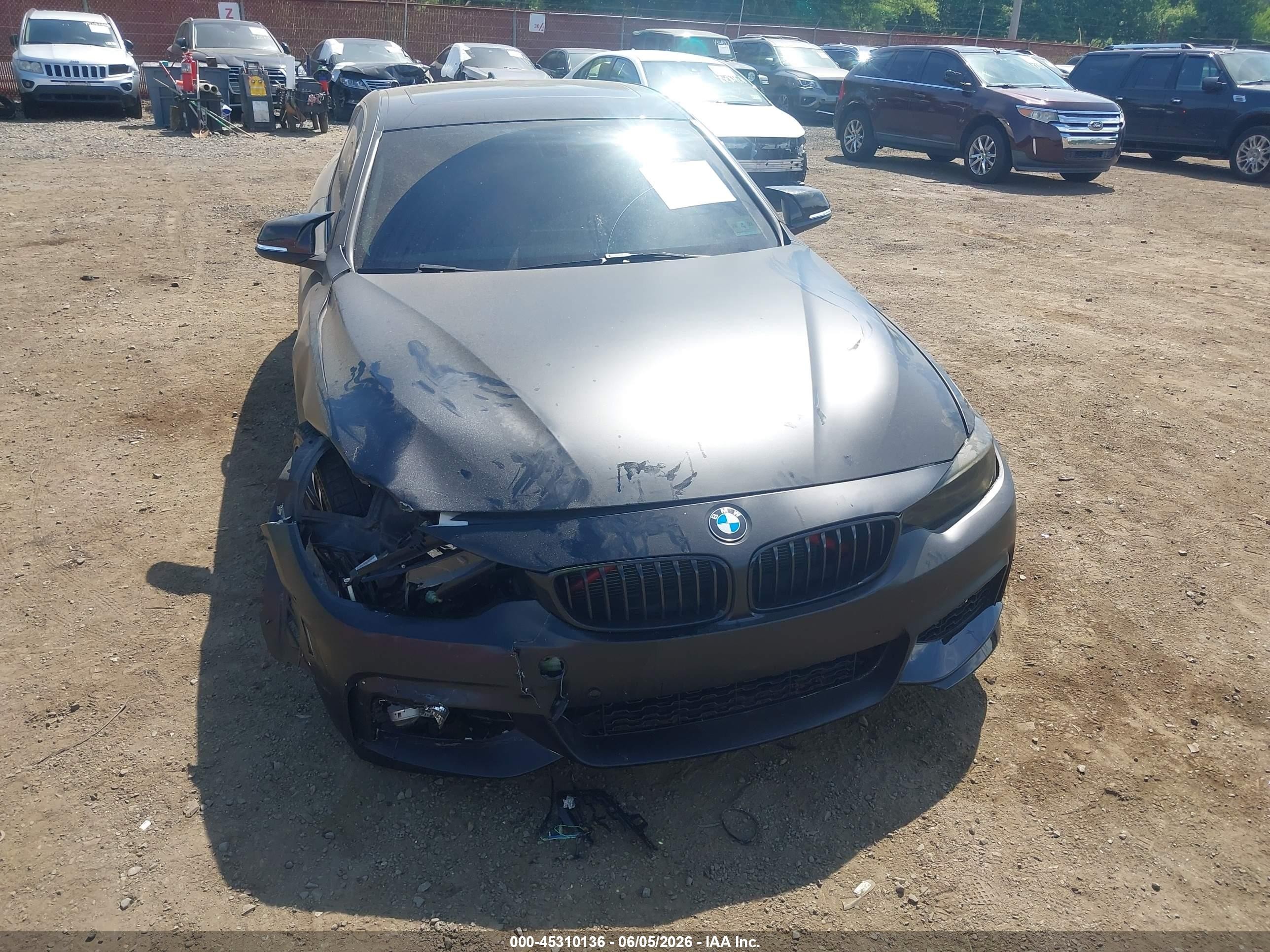 2015 Bmw 435i Xdrive Black vin: WBA3R5C57FK371853