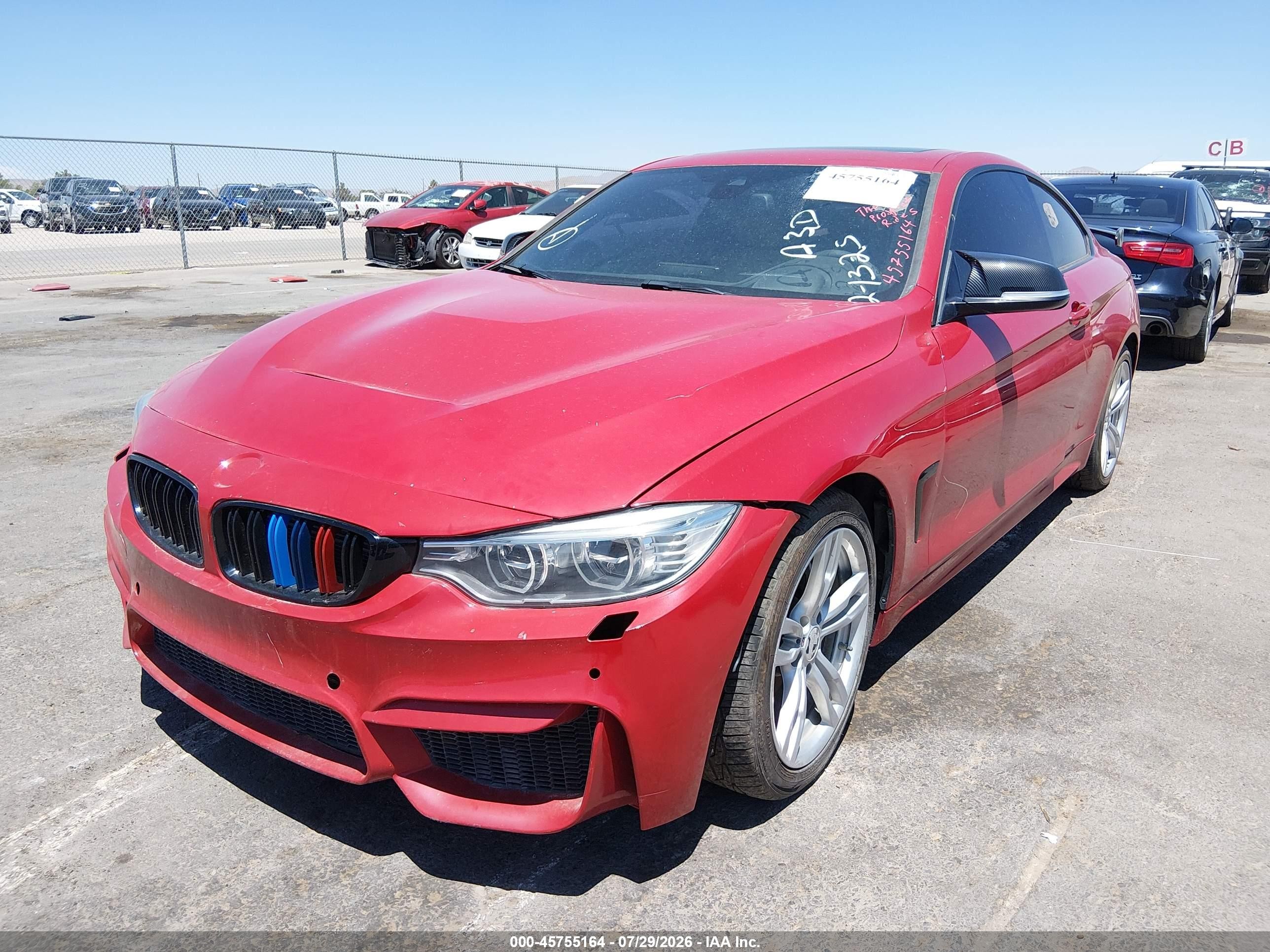 2014 Bmw 435i Xdrive Brown vin: WBA3R5C58EK187939
