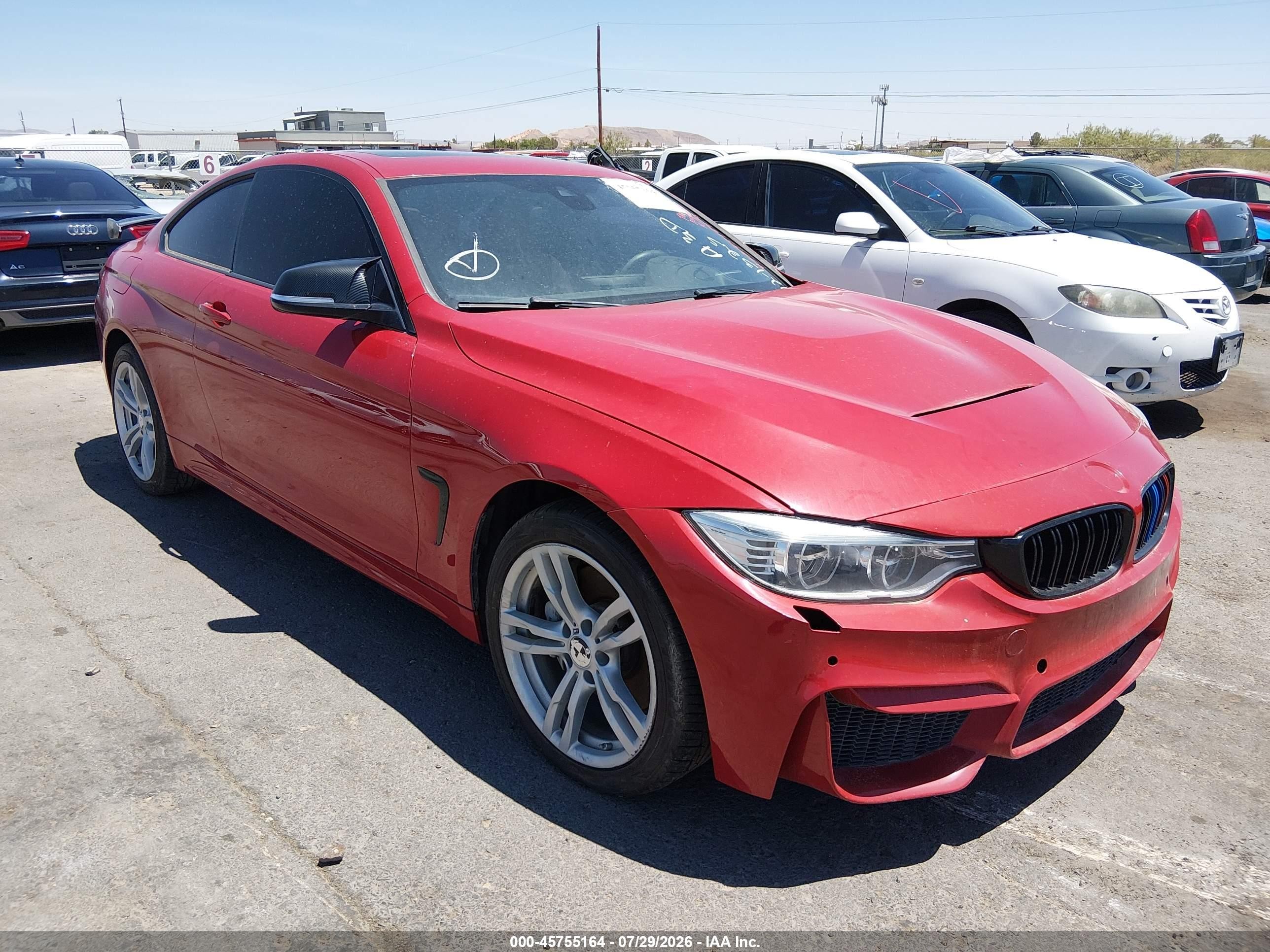 2014 Bmw 435i Xdrive Brown vin: WBA3R5C58EK187939