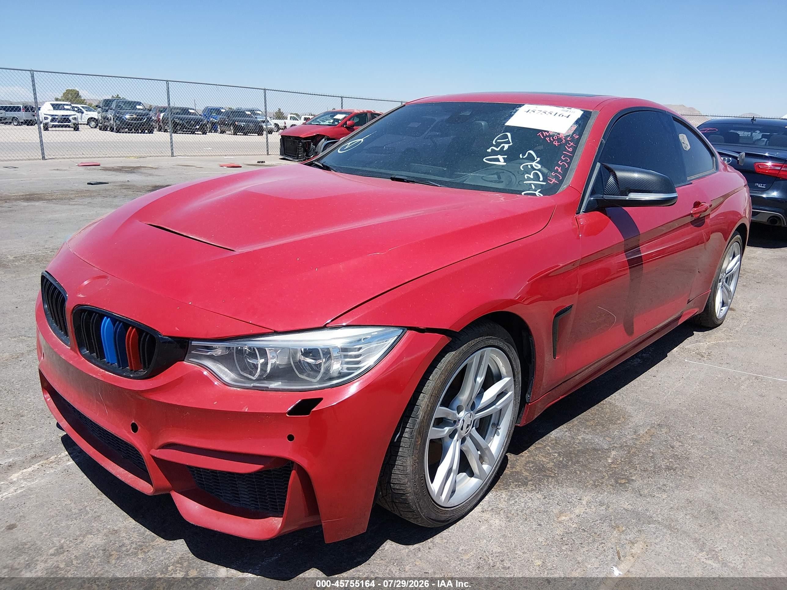 2014 Bmw 435i Xdrive Brown vin: WBA3R5C58EK187939
