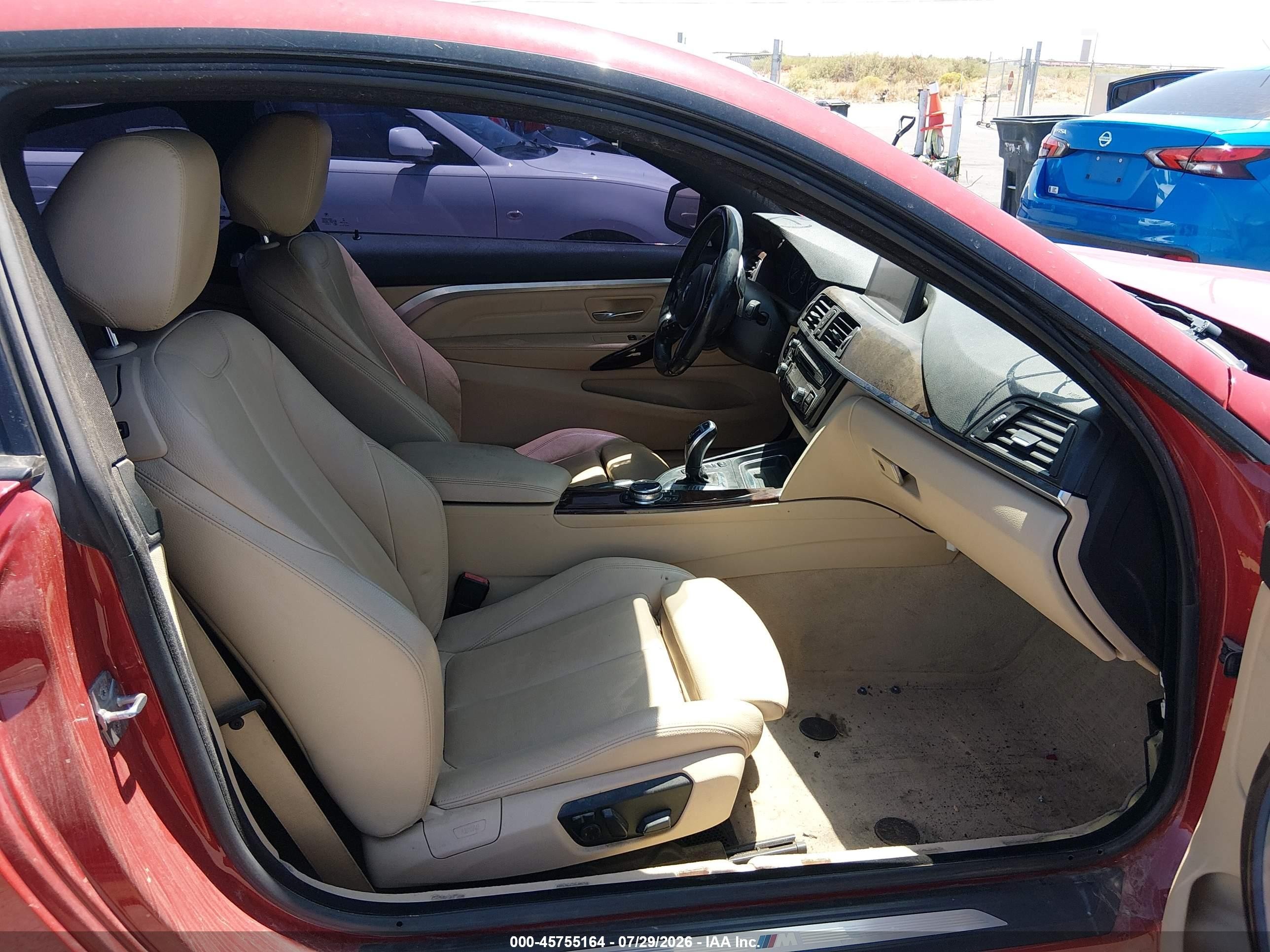 2014 Bmw 435i Xdrive Brown vin: WBA3R5C58EK187939