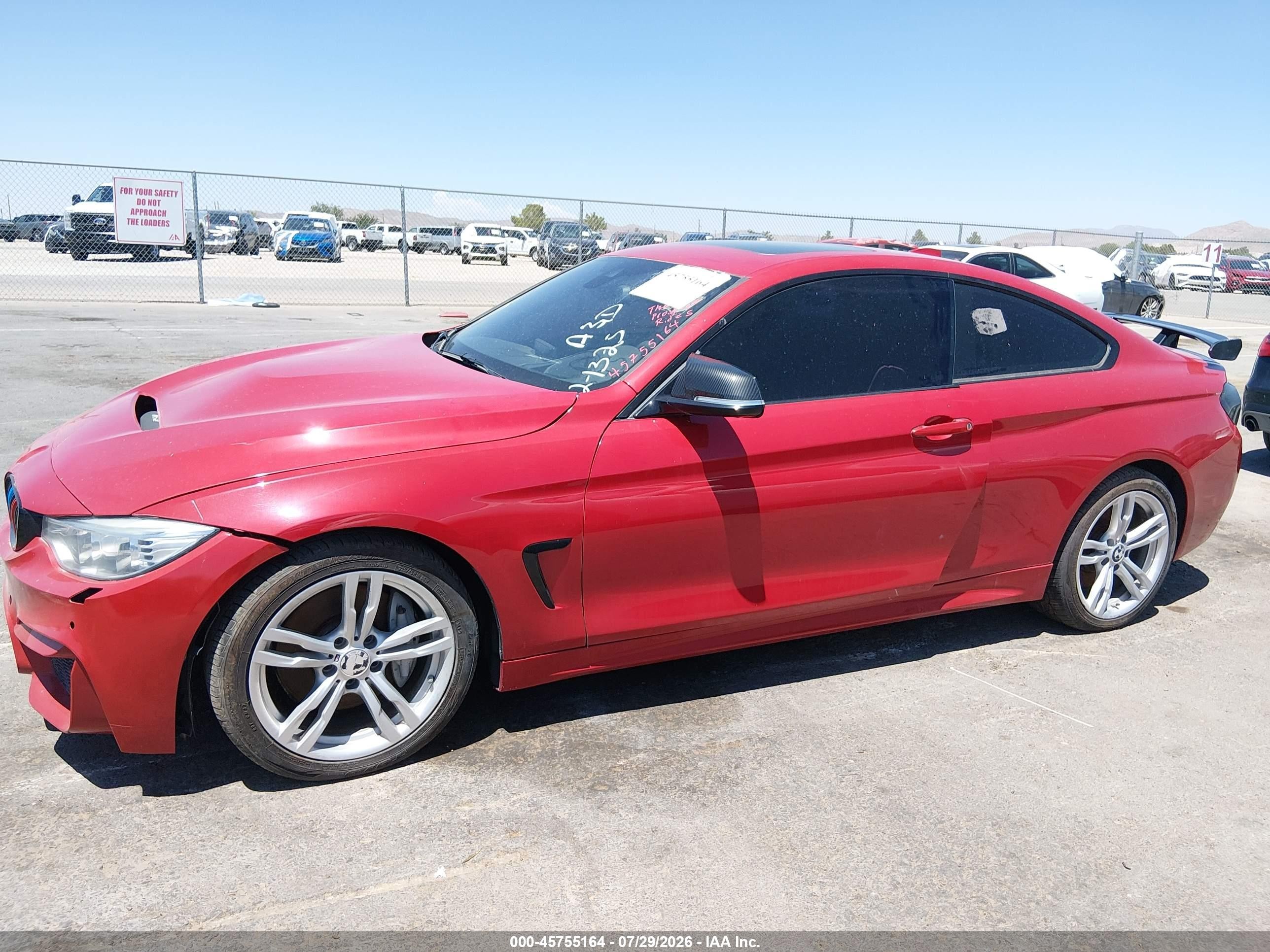 2014 Bmw 435i Xdrive Brown vin: WBA3R5C58EK187939
