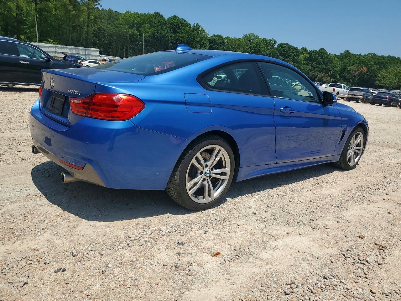 2014 Bmw 435 Xi Синий vin: WBA3R5C59EK187335