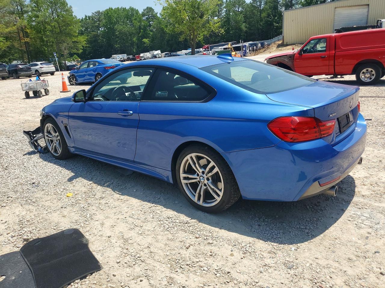 2014 Bmw 435 Xi Синий vin: WBA3R5C59EK187335