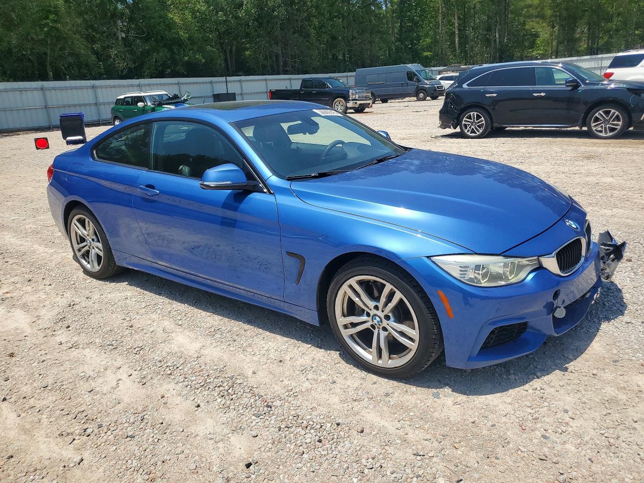 2014 Bmw 435 Xi Синий vin: WBA3R5C59EK187335