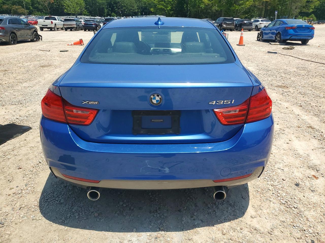 2014 Bmw 435 Xi Синий vin: WBA3R5C59EK187335
