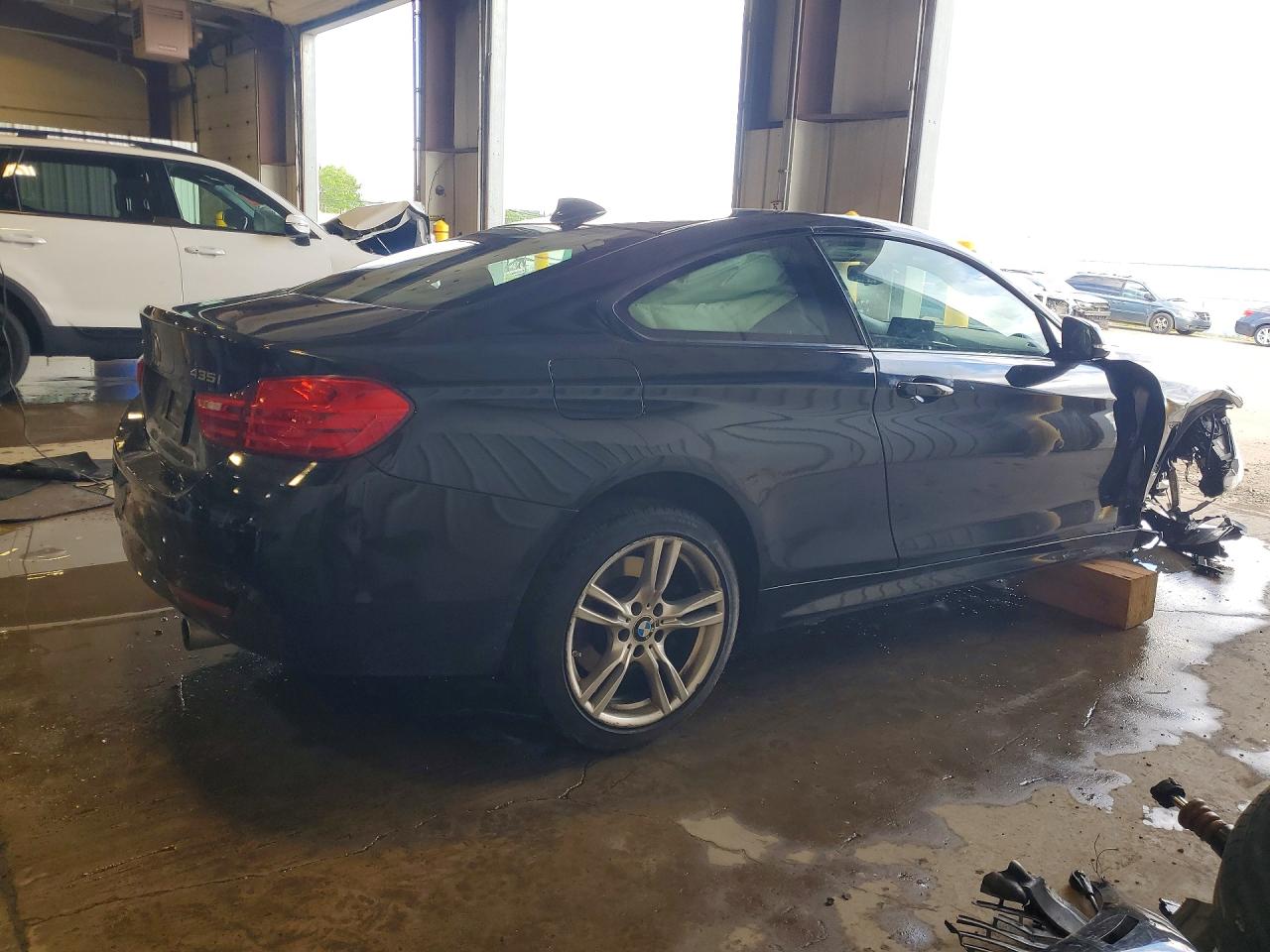 2015 Bmw 435 Xi Black vin: WBA3R5C5XFF785475