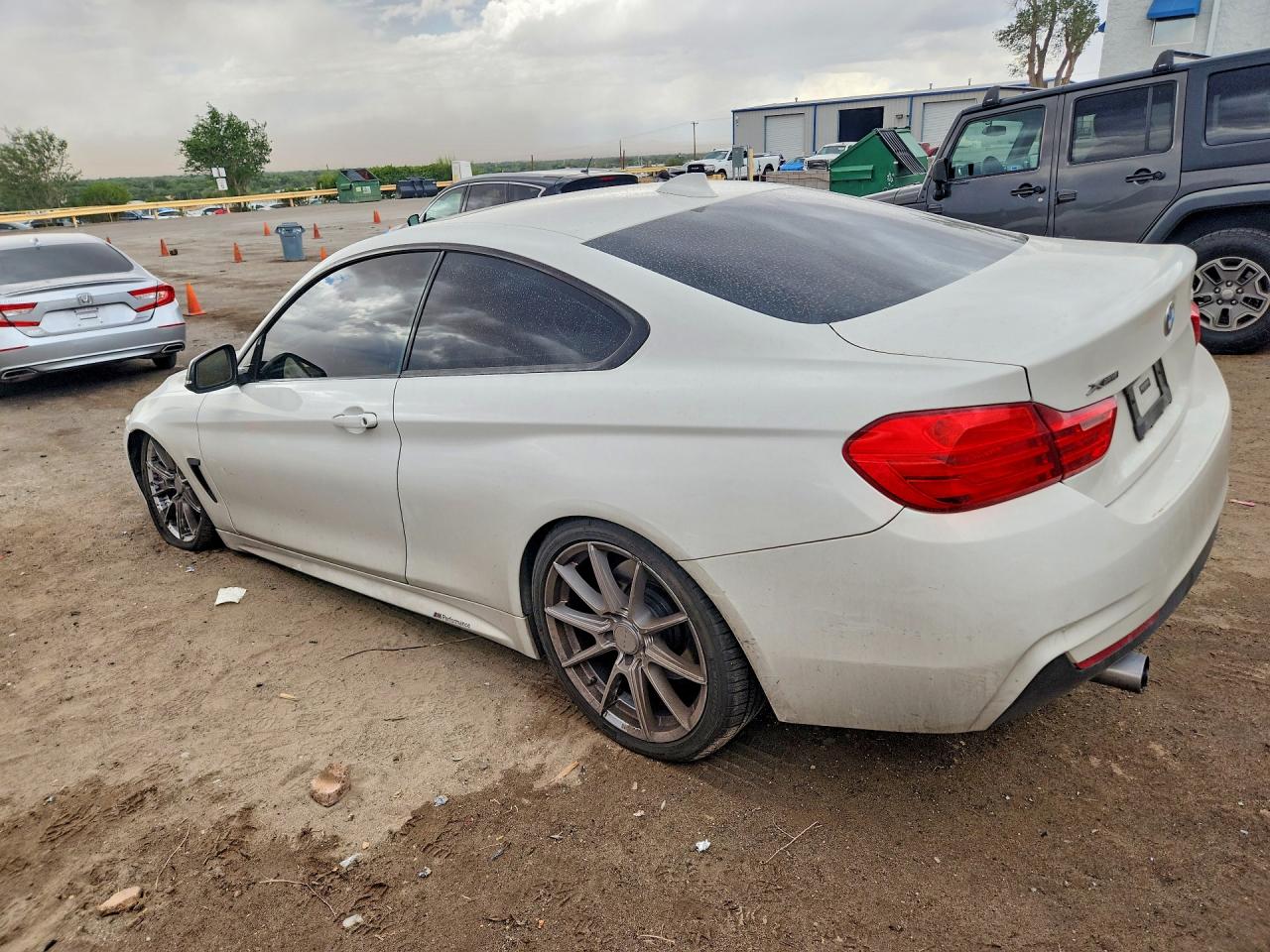 2015 Bmw 435 Xi White vin: WBA3R5C5XFK371913