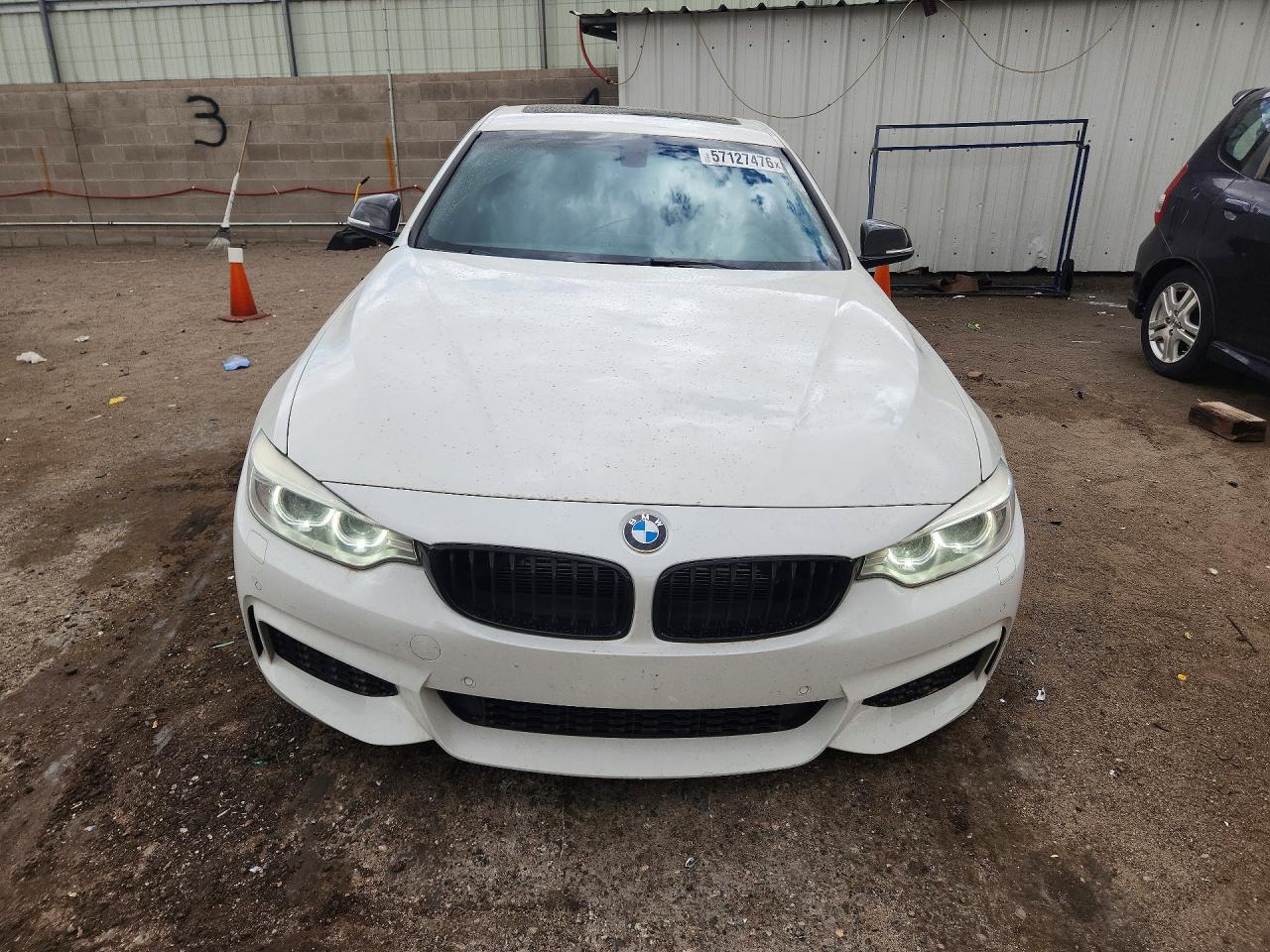 2015 Bmw 435 Xi White vin: WBA3R5C5XFK371913