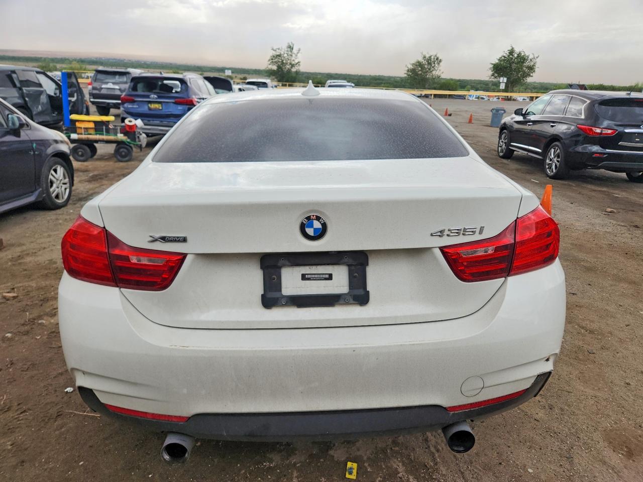 2015 Bmw 435 Xi White vin: WBA3R5C5XFK371913