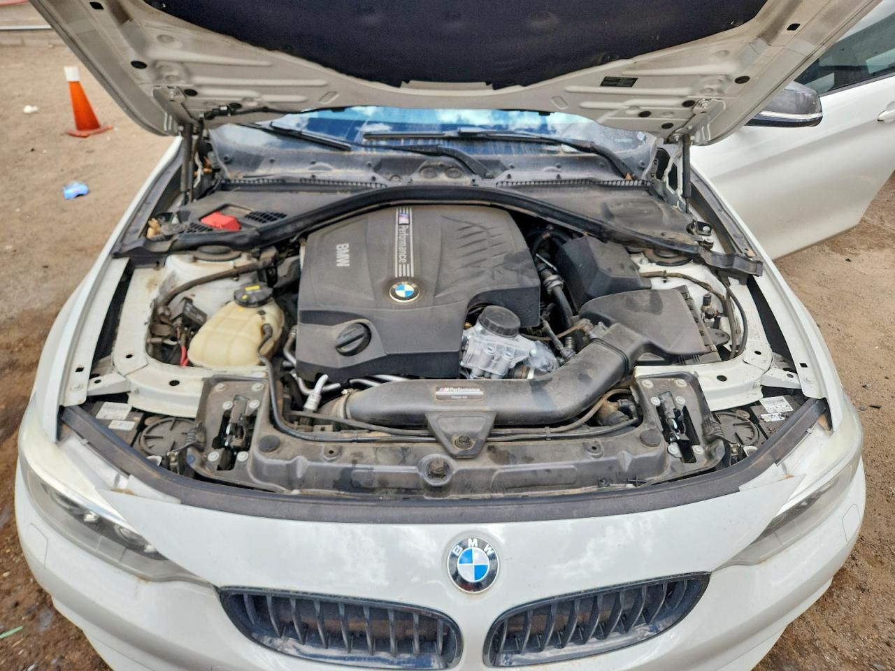 2015 Bmw 435 Xi White vin: WBA3R5C5XFK371913
