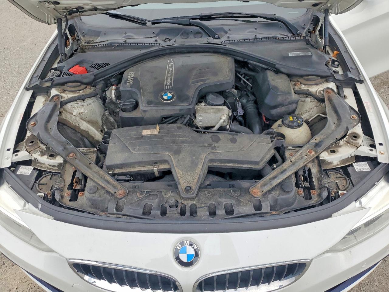 2014 Bmw 428 Xi Sulev White vin: WBA3T1C51EPS98426