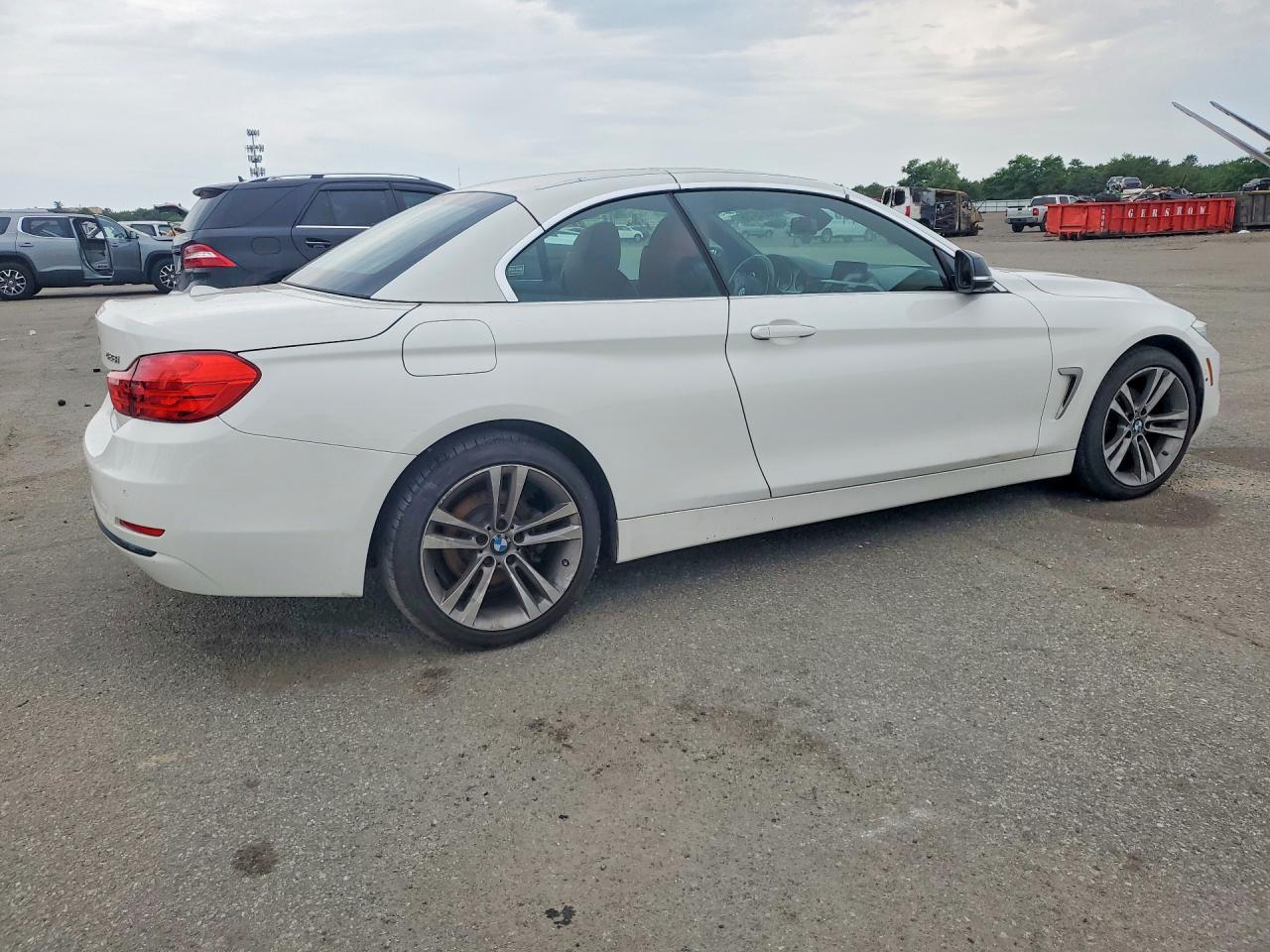 2014 Bmw 428 Xi Sulev White vin: WBA3T1C51EPS98426