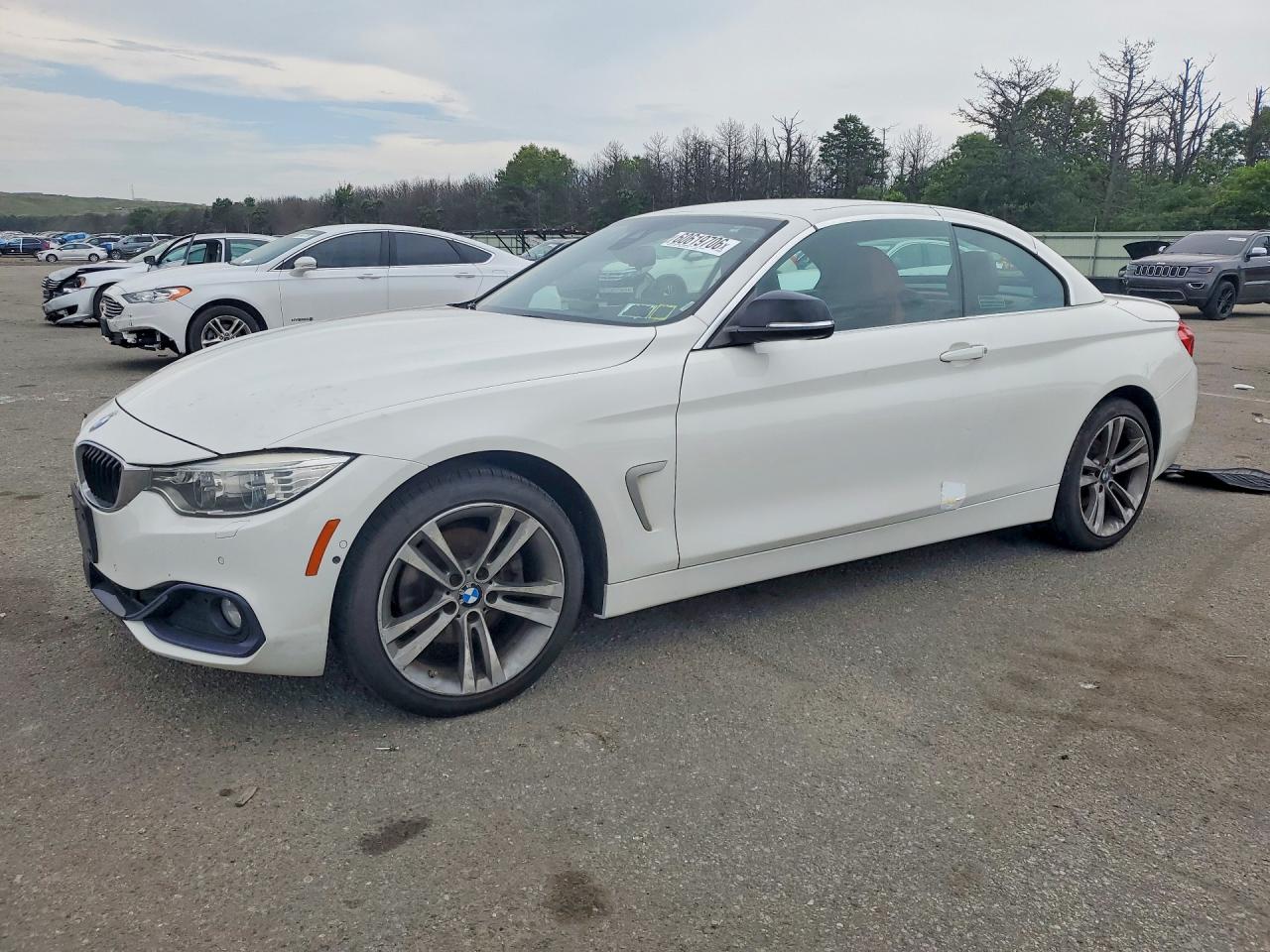 2014 Bmw 428 Xi Sulev White vin: WBA3T1C51EPS98426