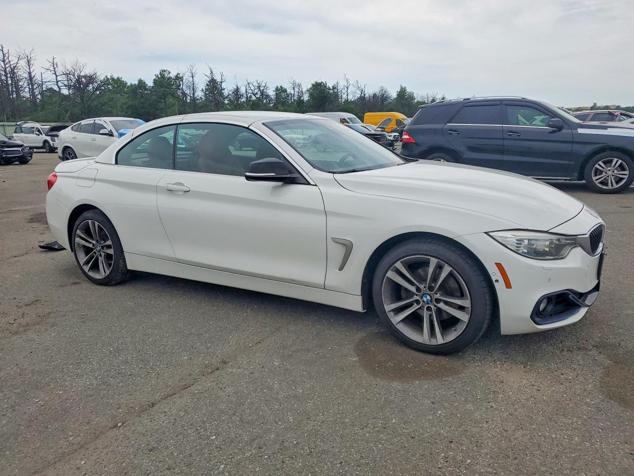 2014 Bmw 428 Xi Sulev White vin: WBA3T1C51EPS98426