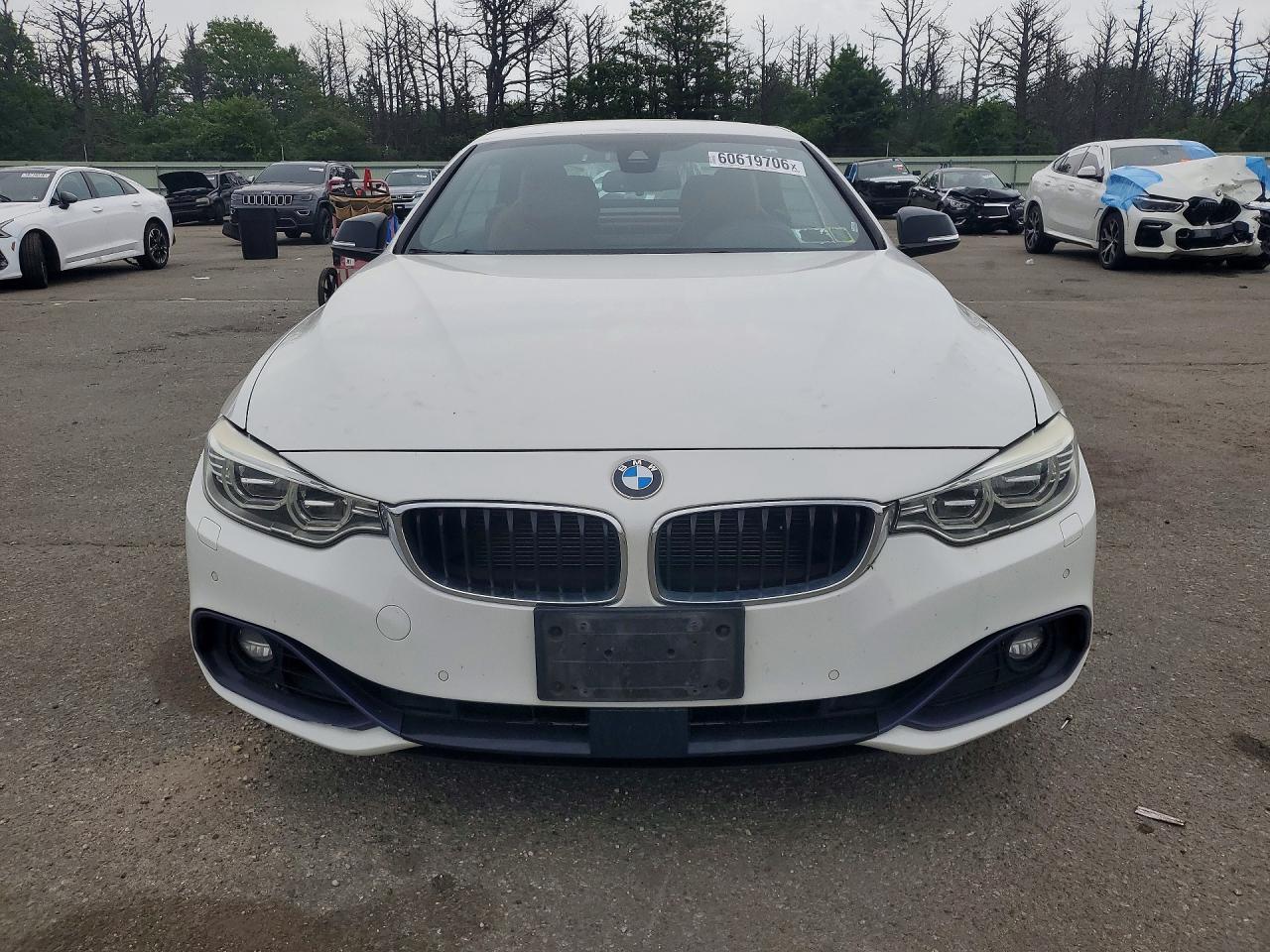 2014 Bmw 428 Xi Sulev White vin: WBA3T1C51EPS98426