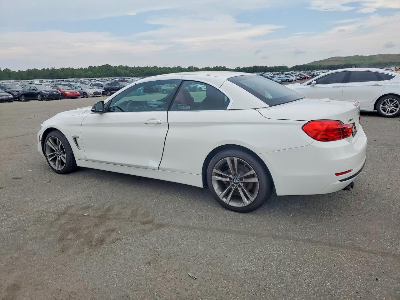 2014 Bmw 428 Xi Sulev White vin: WBA3T1C51EPS98426