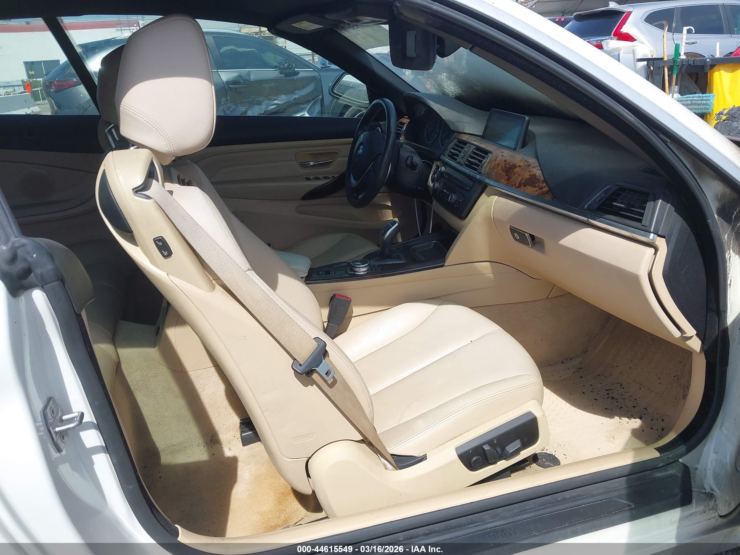 2014 Bmw 428i Xdrive White vin: WBA3T1C52EPS98094