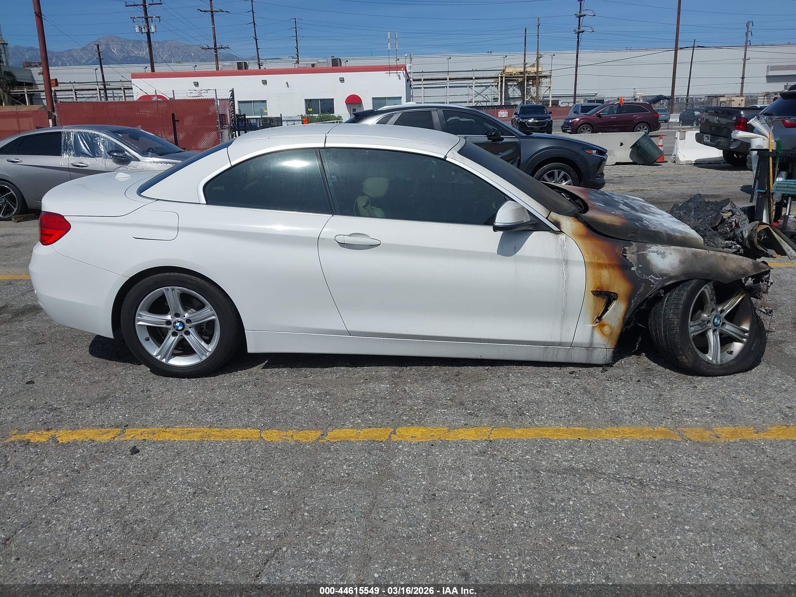 2014 Bmw 428i Xdrive White vin: WBA3T1C52EPS98094