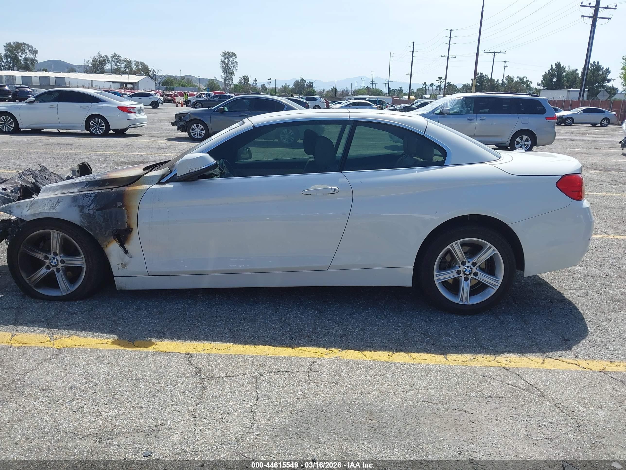 2014 Bmw 428i Xdrive White vin: WBA3T1C52EPS98094
