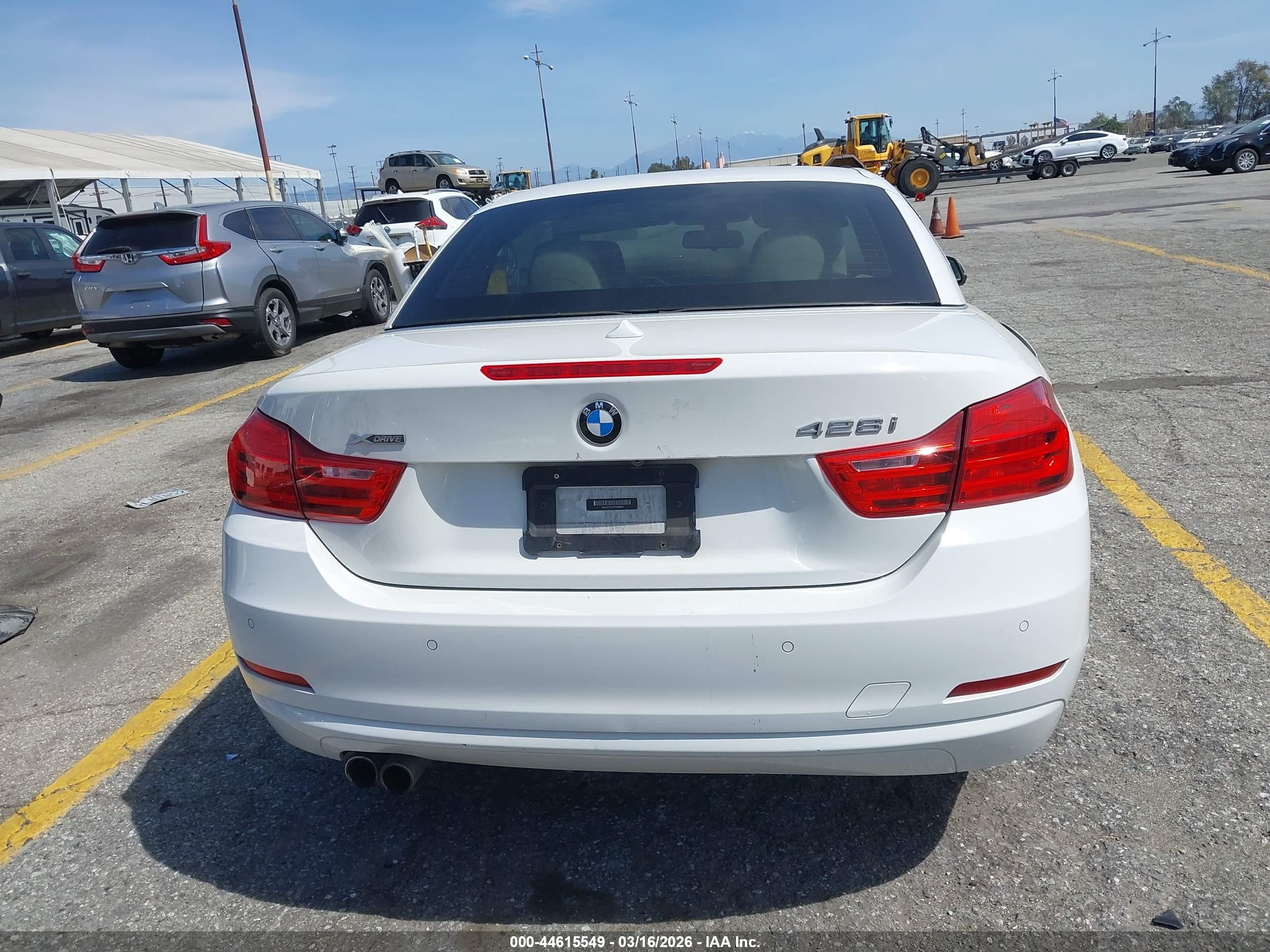 2014 Bmw 428i Xdrive White vin: WBA3T1C52EPS98094