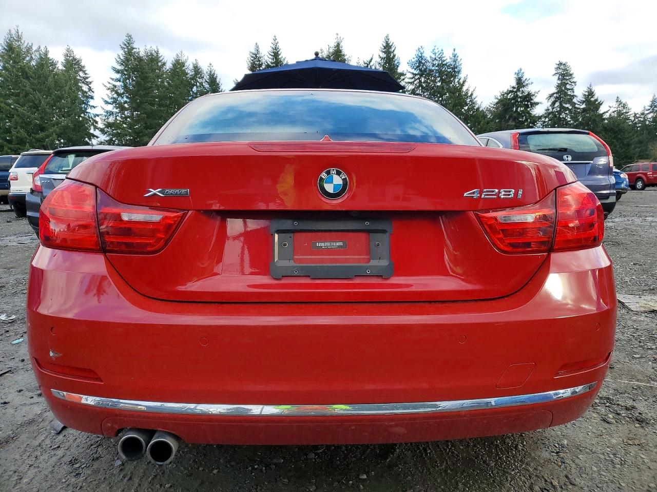 2015 Bmw 428 Xi Sulev Red vin: WBA3T1C52FP820417