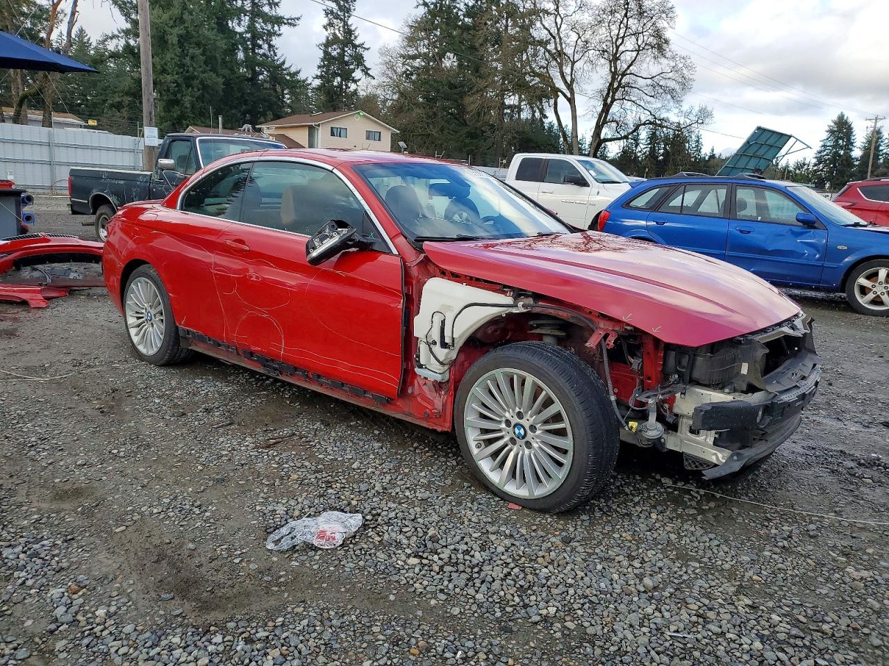 2015 Bmw 428 Xi Sulev Red vin: WBA3T1C52FP820417