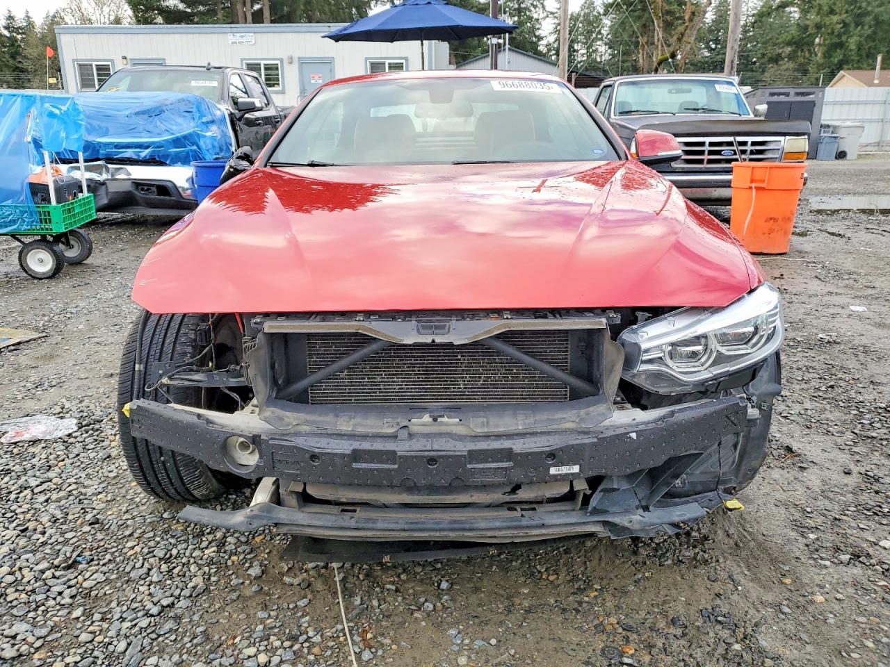2015 Bmw 428 Xi Sulev Red vin: WBA3T1C52FP820417