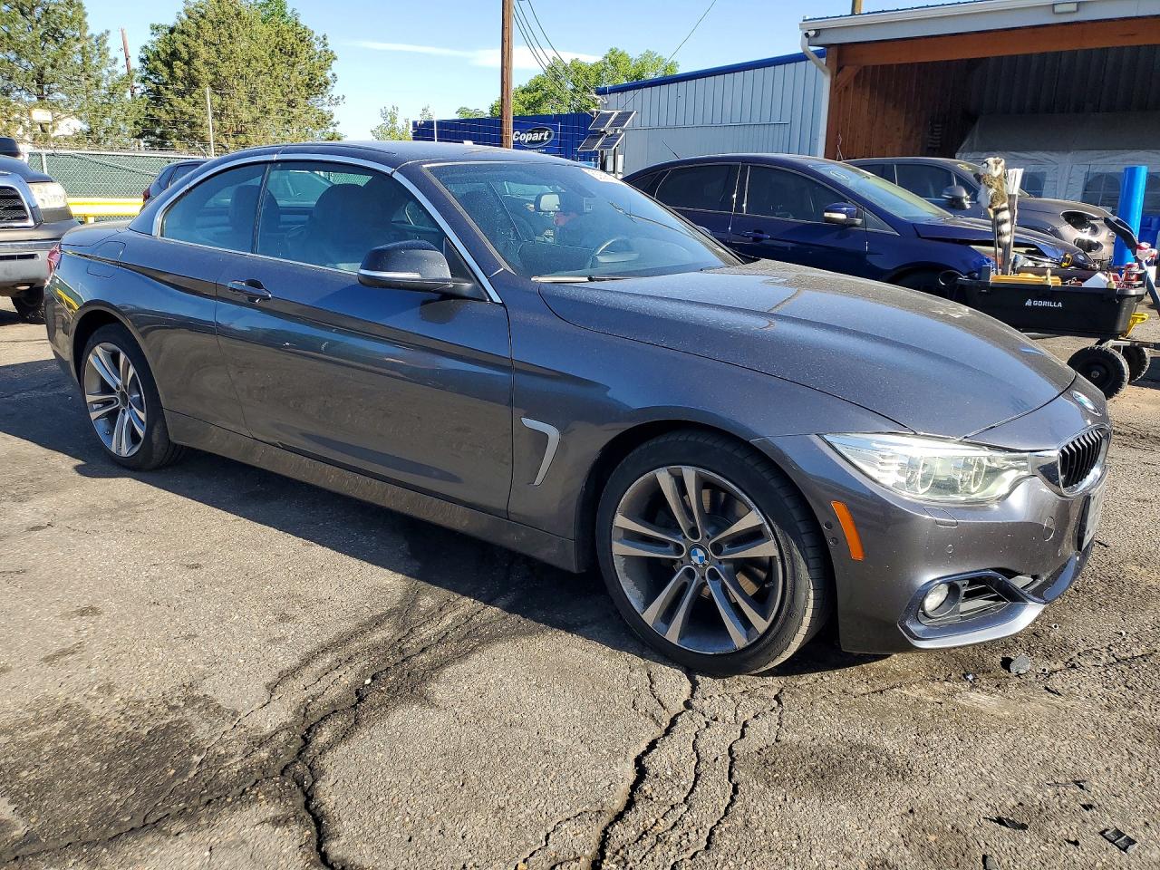 2014 Bmw 428 Xi Sulev Серый vin: WBA3T1C55EPS98512