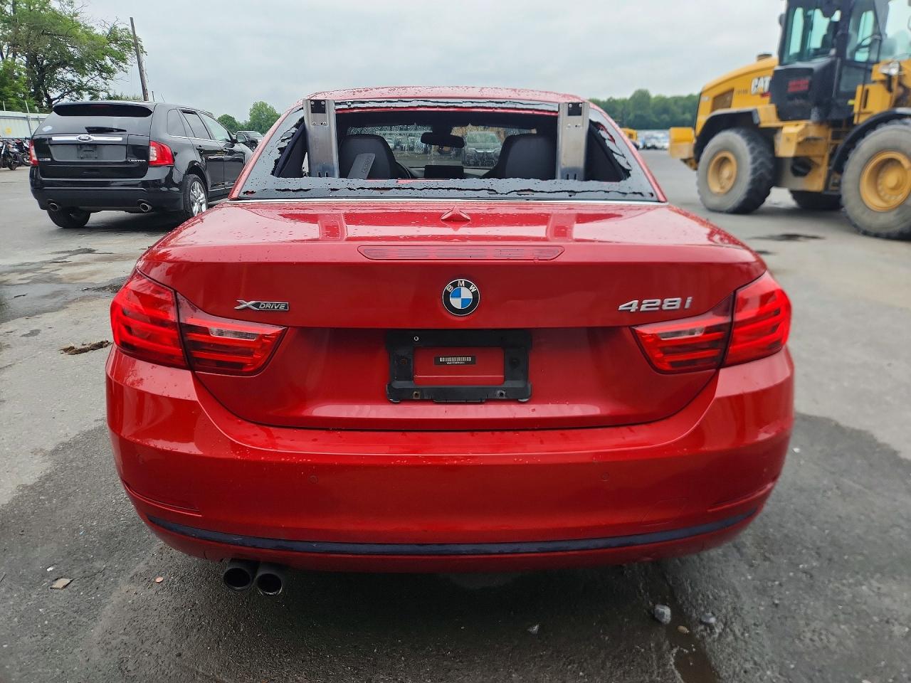 2015 Bmw 428 Xi Sulev Red vin: WBA3T1C56FP819741