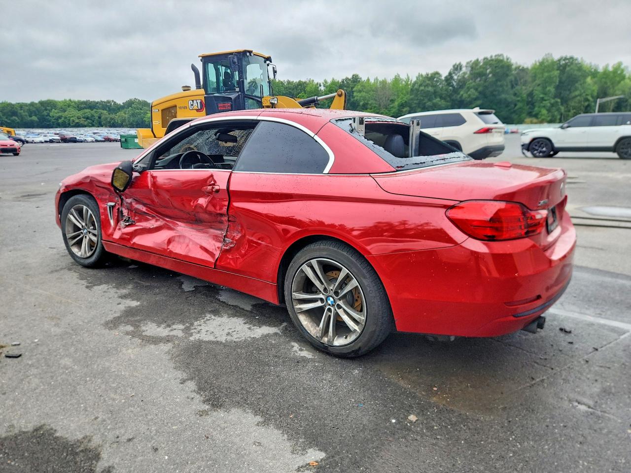 2015 Bmw 428 Xi Sulev Red vin: WBA3T1C56FP819741