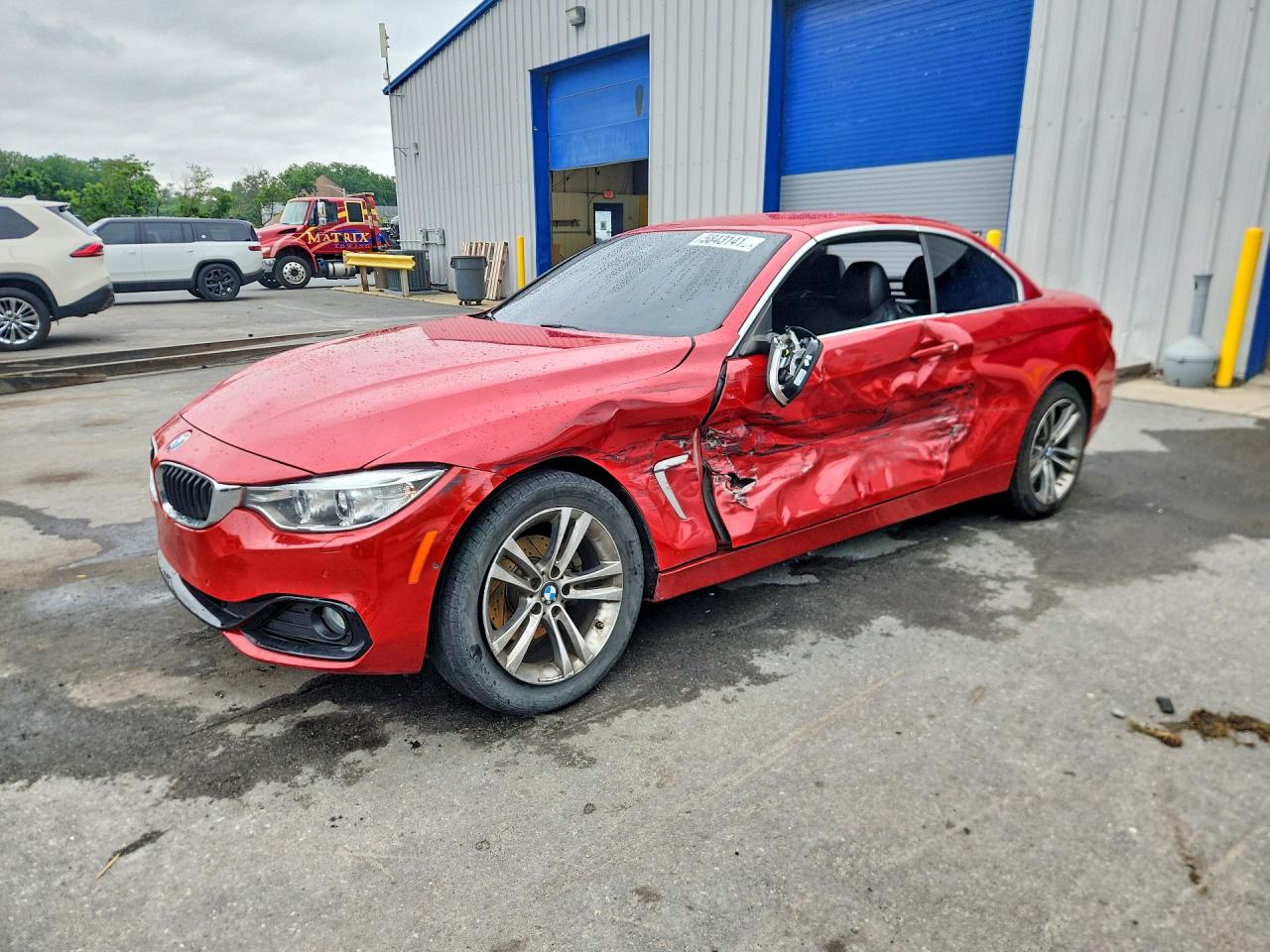 2015 Bmw 428 Xi Sulev Red vin: WBA3T1C56FP819741