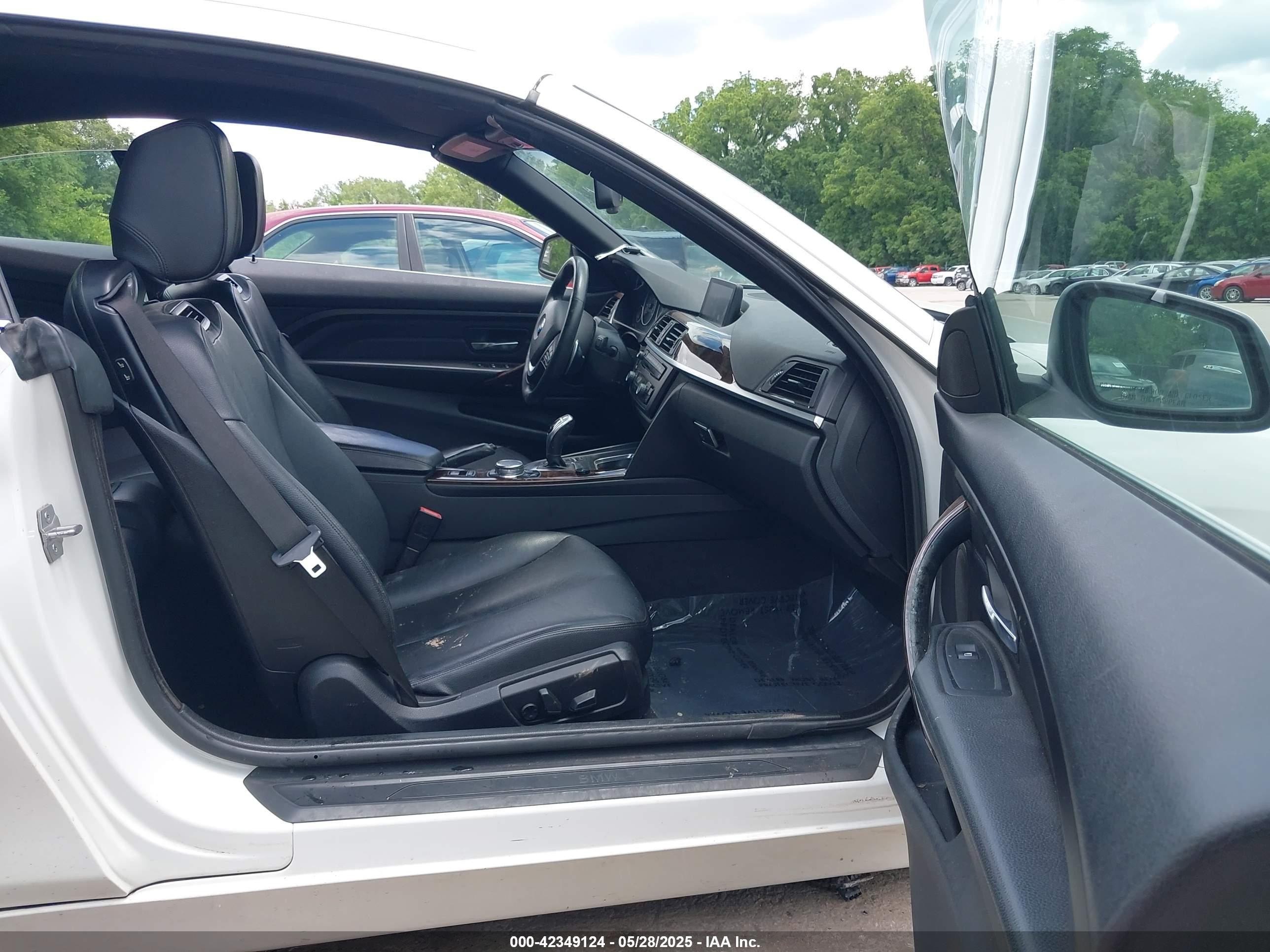 2015 Bmw 428i Xdrive White vin: WBA3T1C56FP820307