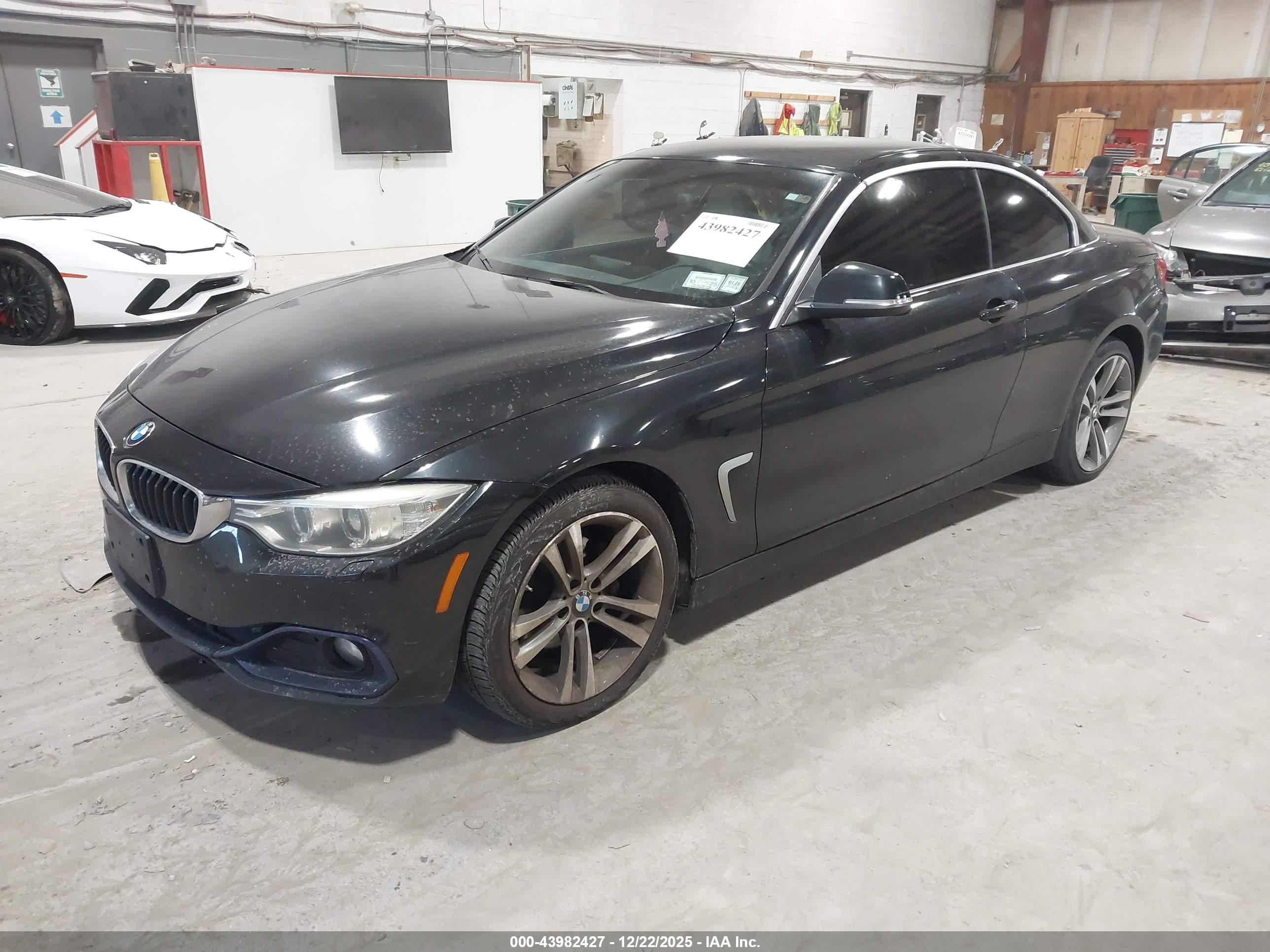 2015 Bmw 428i Xdrive Black vin: WBA3T1C58FP819787