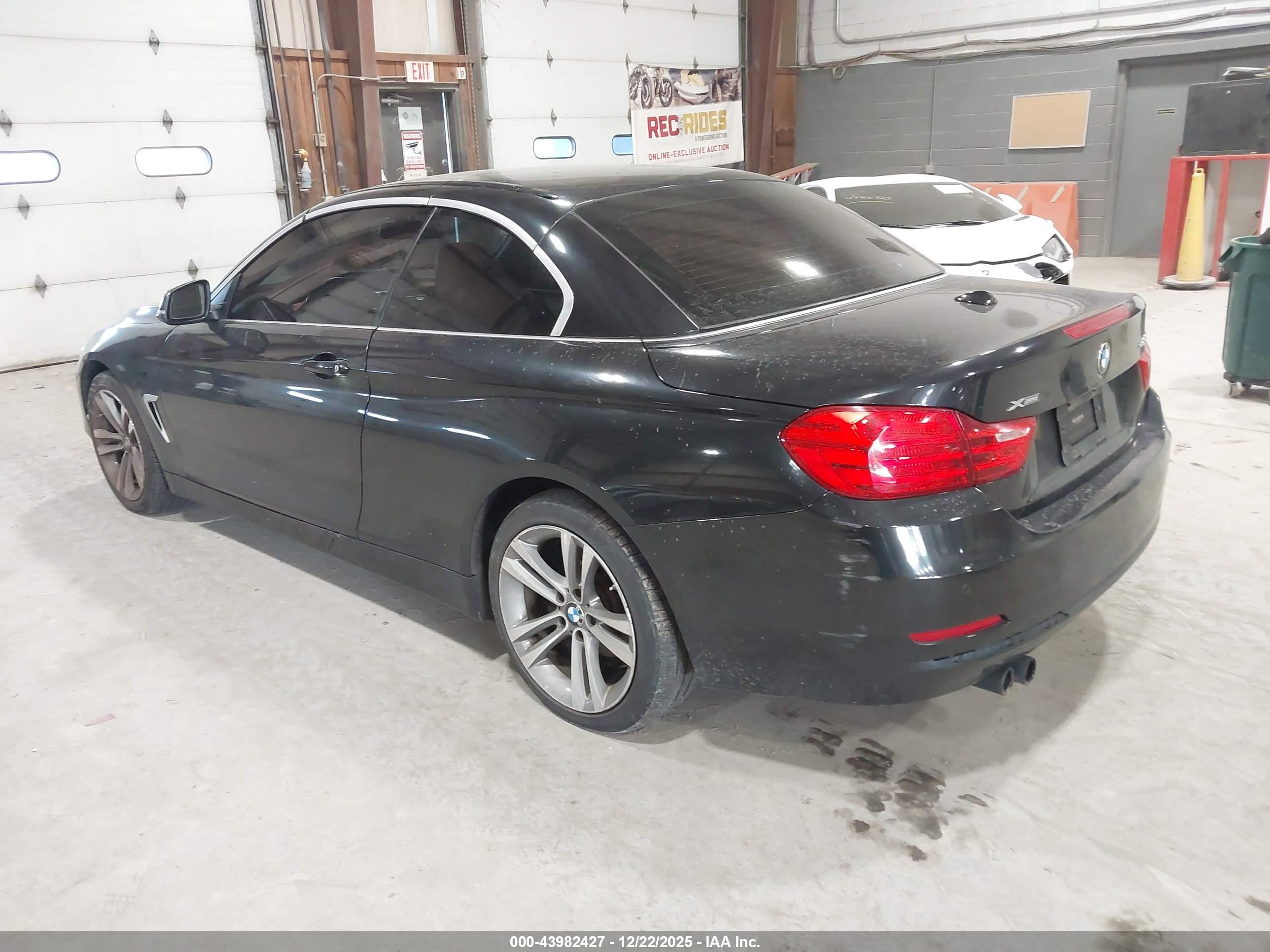 2015 Bmw 428i Xdrive Black vin: WBA3T1C58FP819787