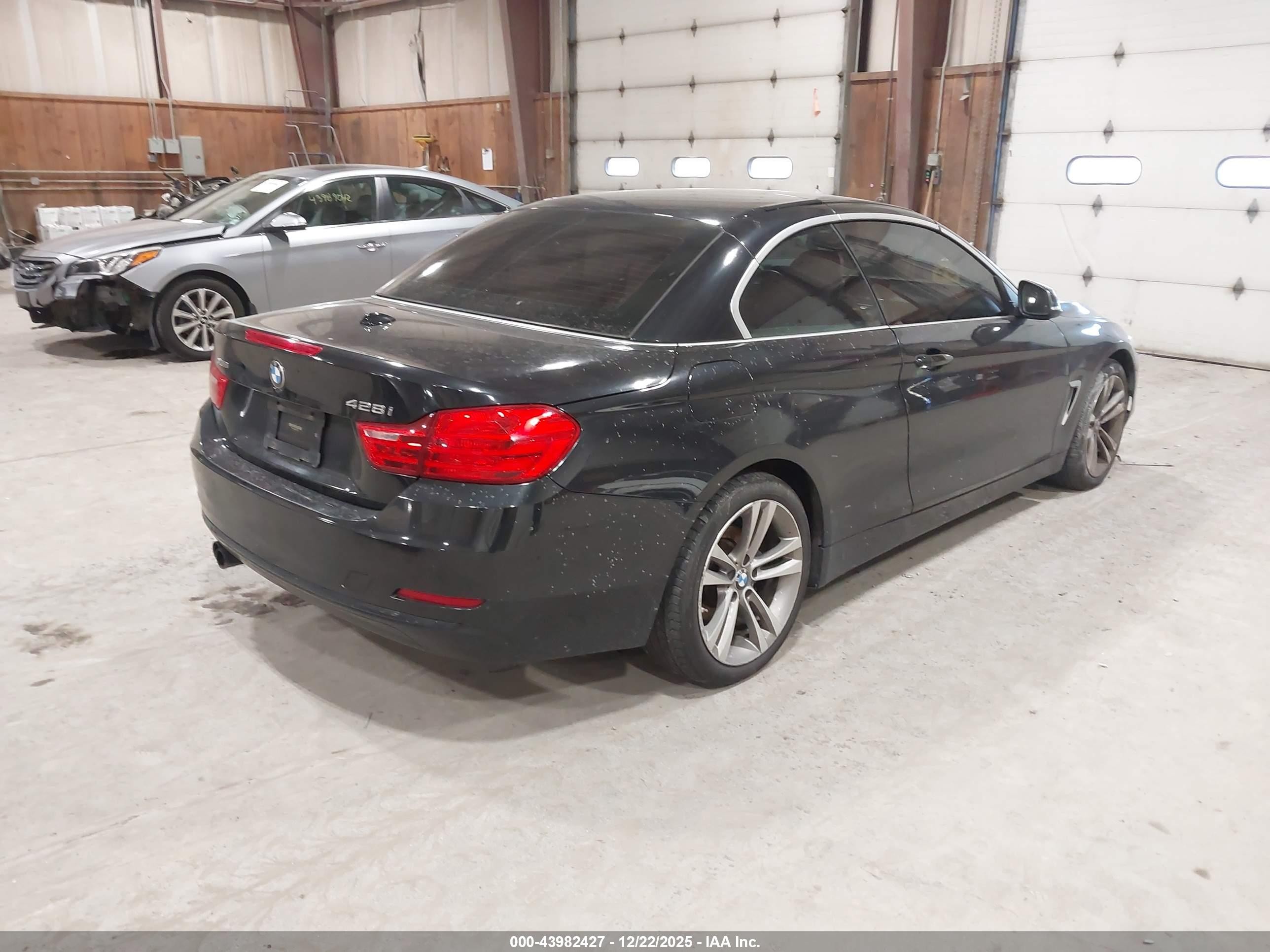 2015 Bmw 428i Xdrive Black vin: WBA3T1C58FP819787