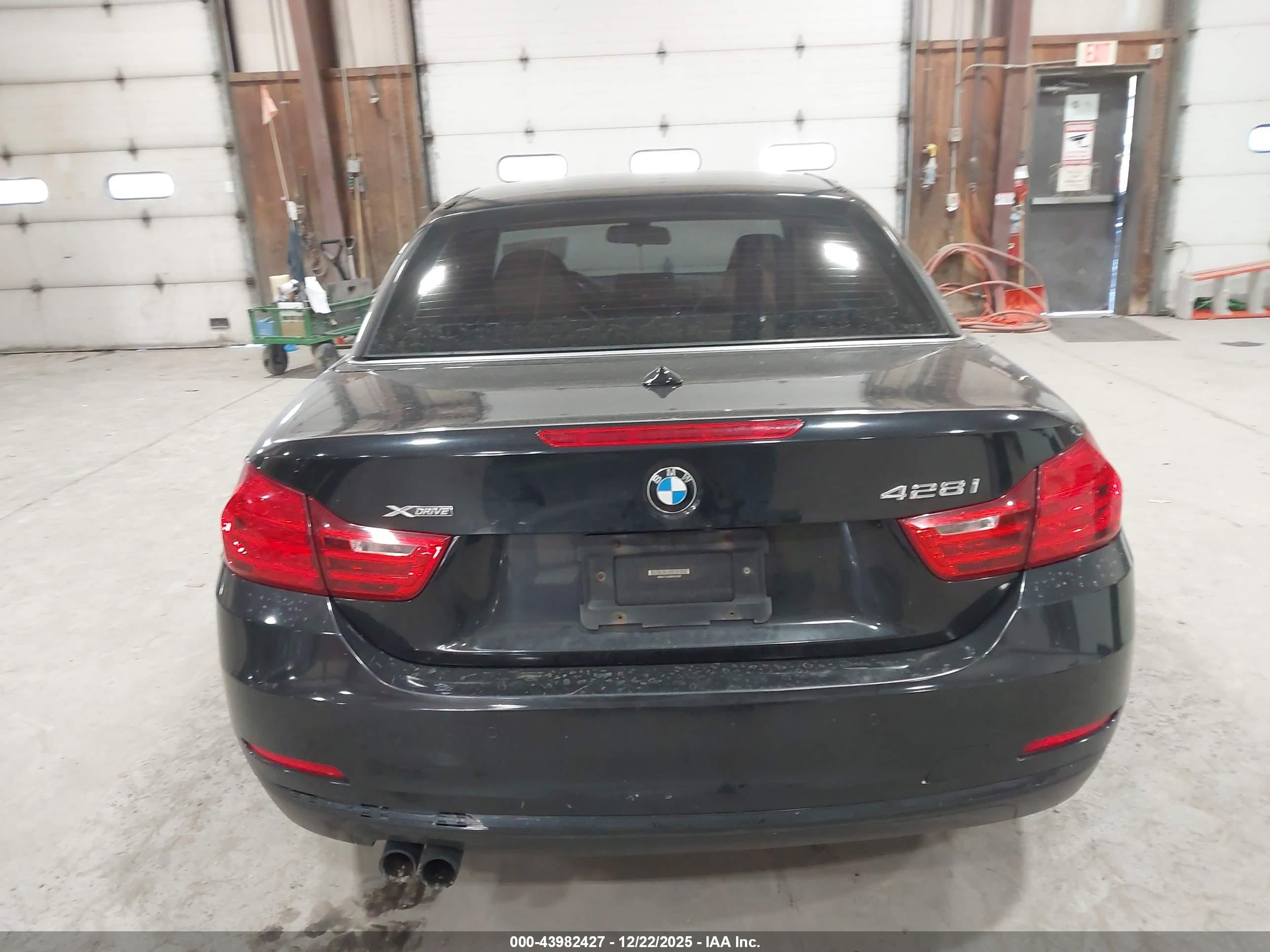 2015 Bmw 428i Xdrive Black vin: WBA3T1C58FP819787